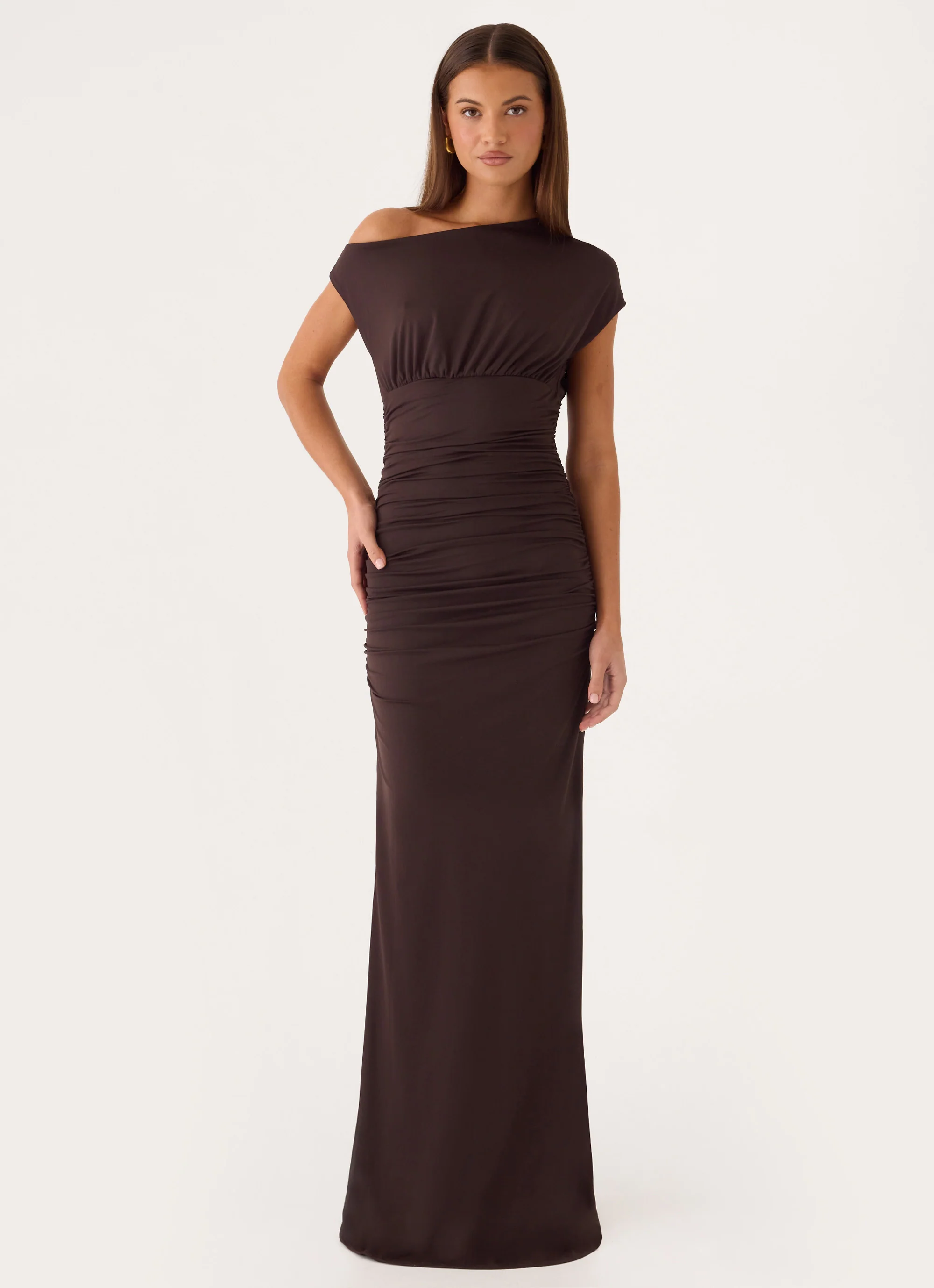 Liana Maxi Dress - Chocolate