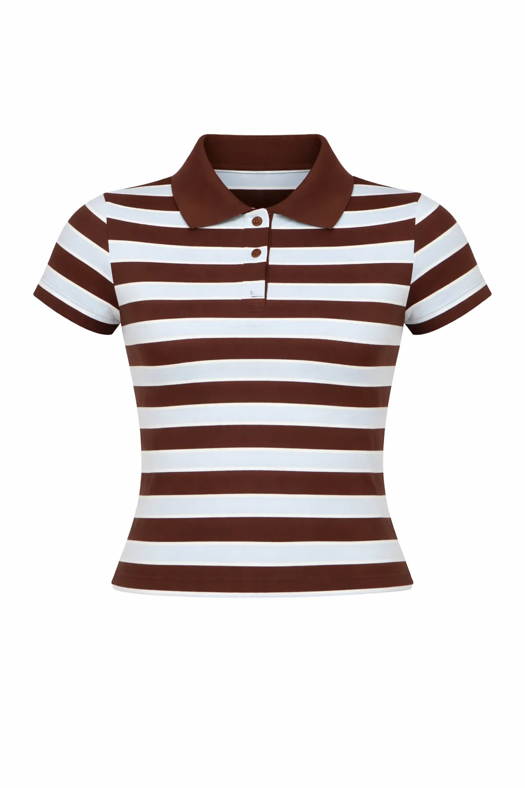 Striped Collared Top