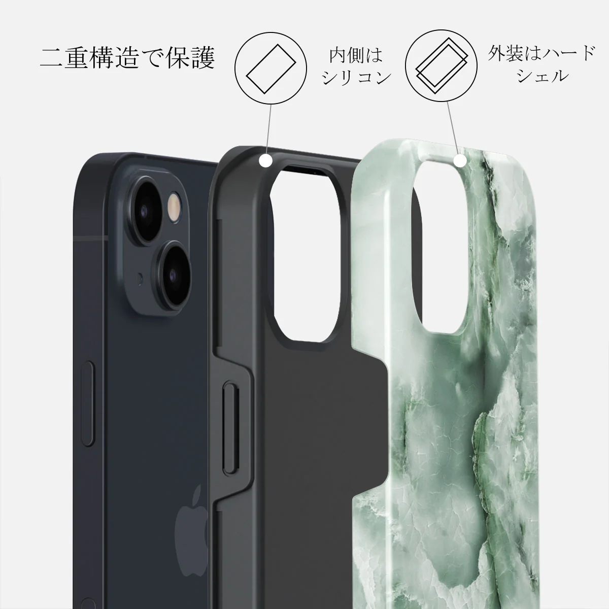 Pistachio Cheesecake - Green iPhone 13 Mini ケース