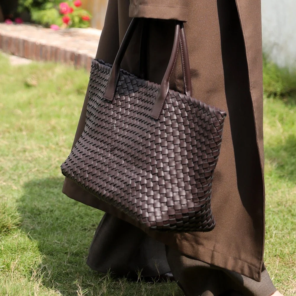 Handcrafted Woven Tote Bag - luluinthesky