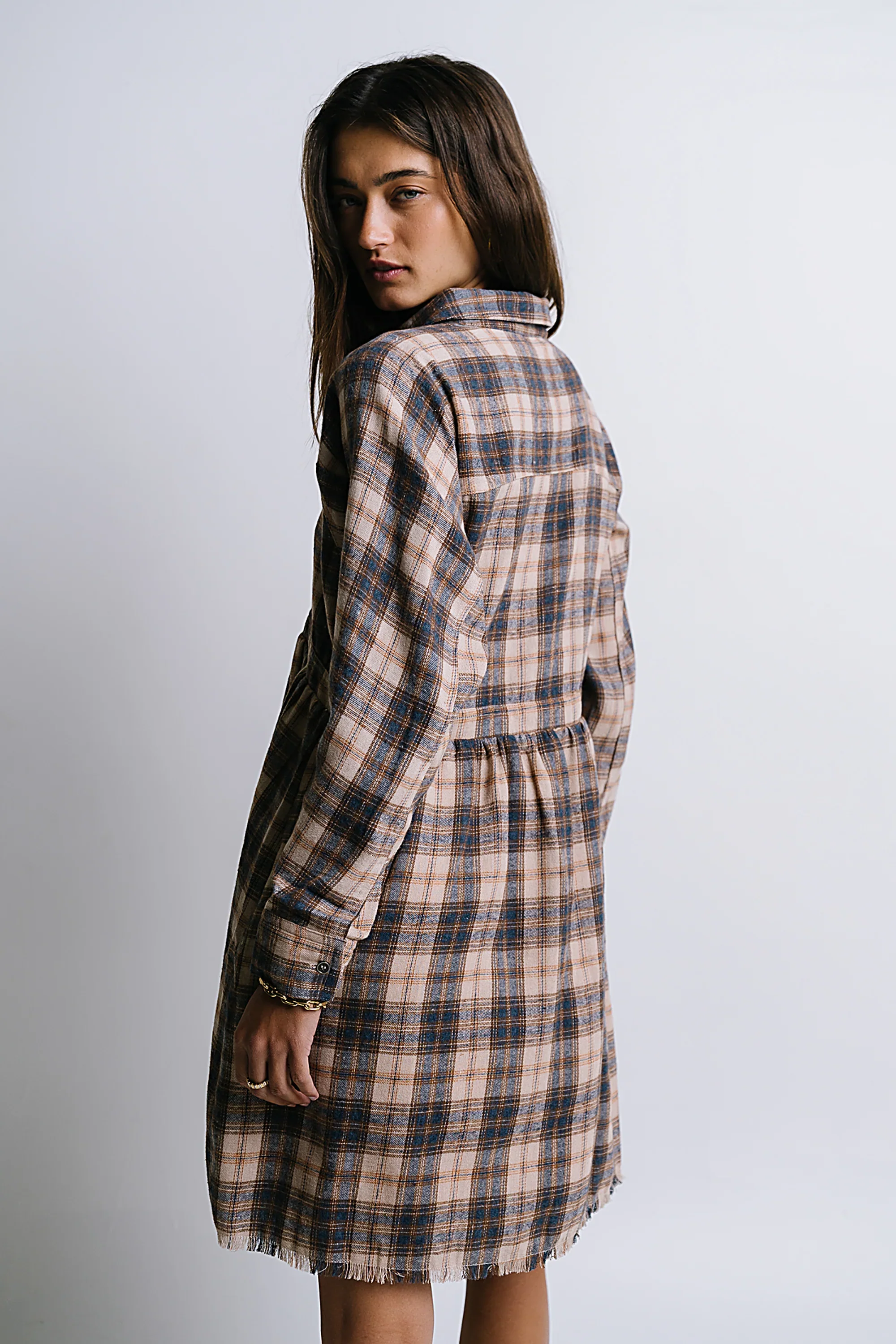 Karrie Plaid Mini Dress