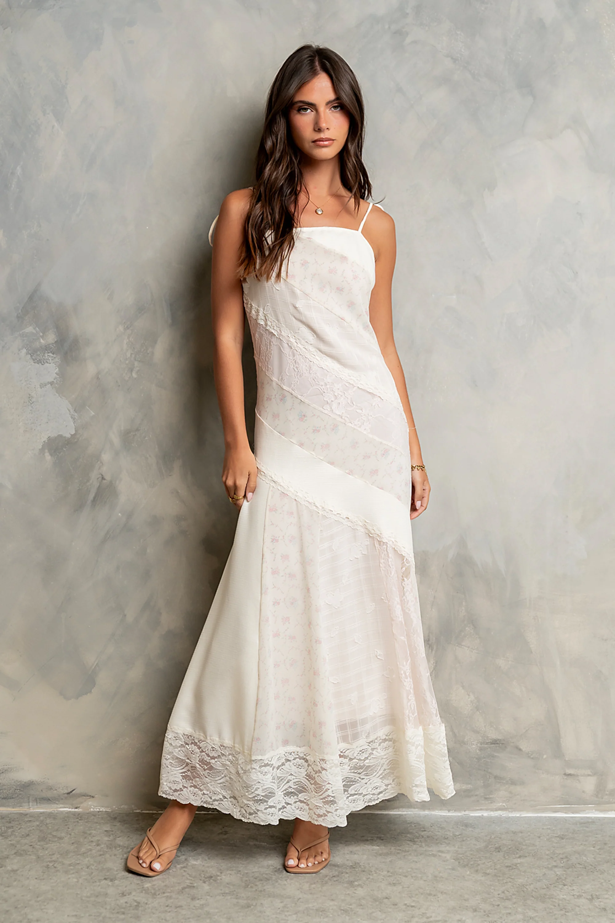 Jones Mixed Media Maxi Dress - FINAL SALE
