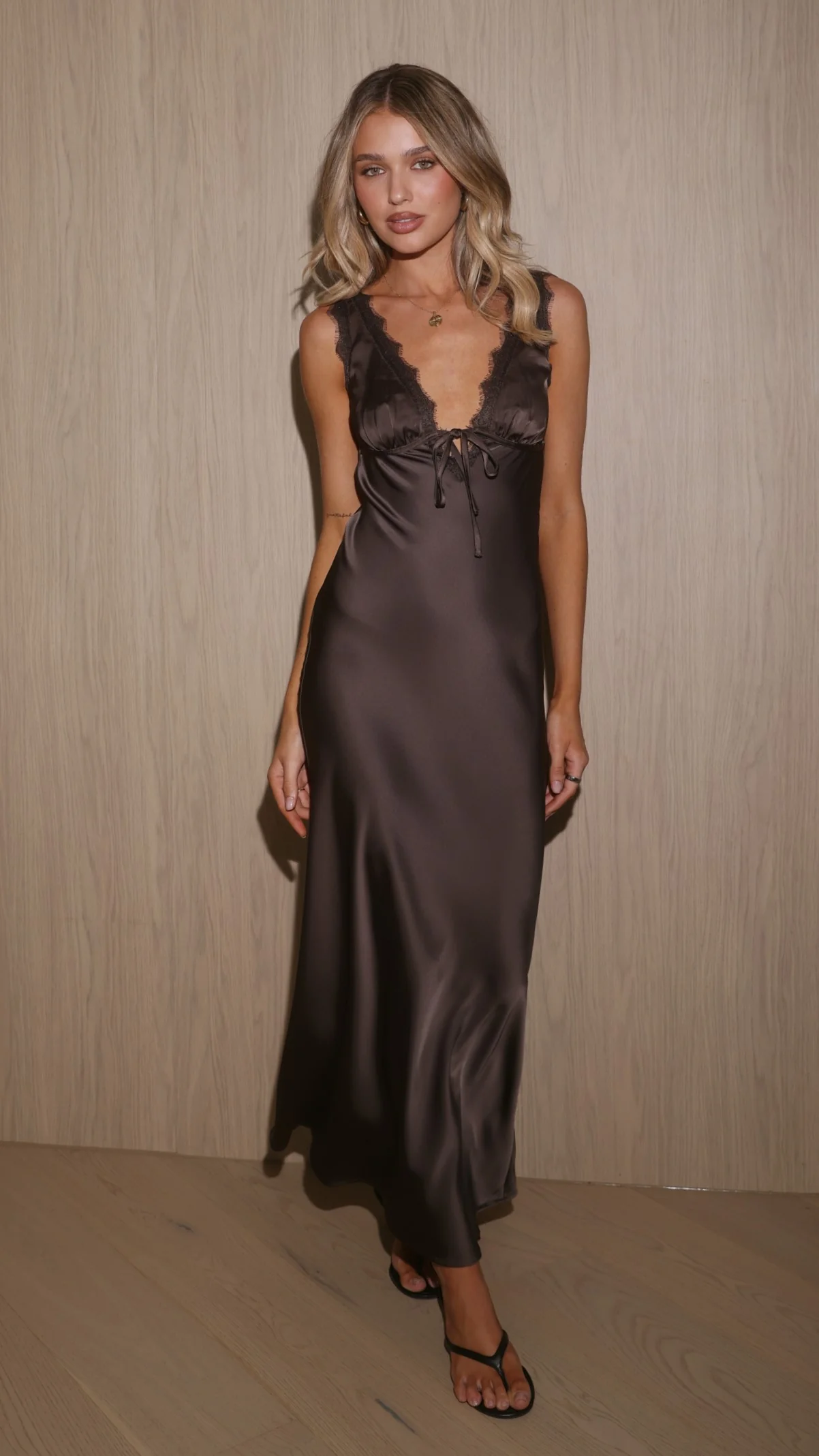 Camila Maxi Dress - Espresso