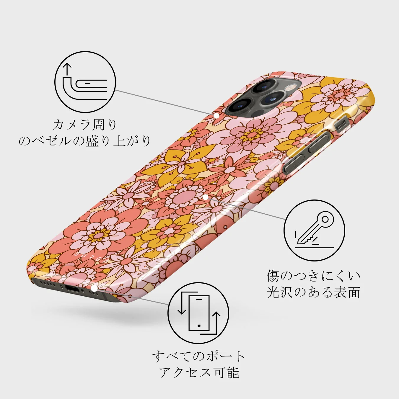 Garden Brunch - Floral iPhone 12 Pro ケース