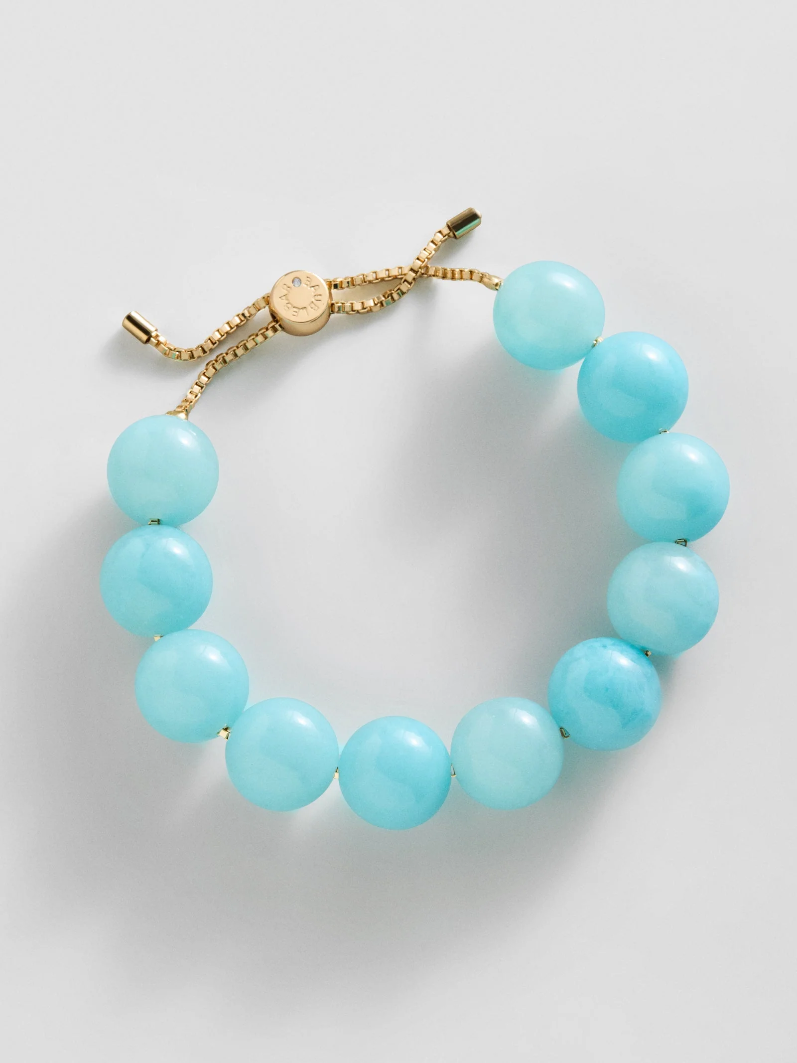 Jane Beaded Bracelet - Aqua Bead