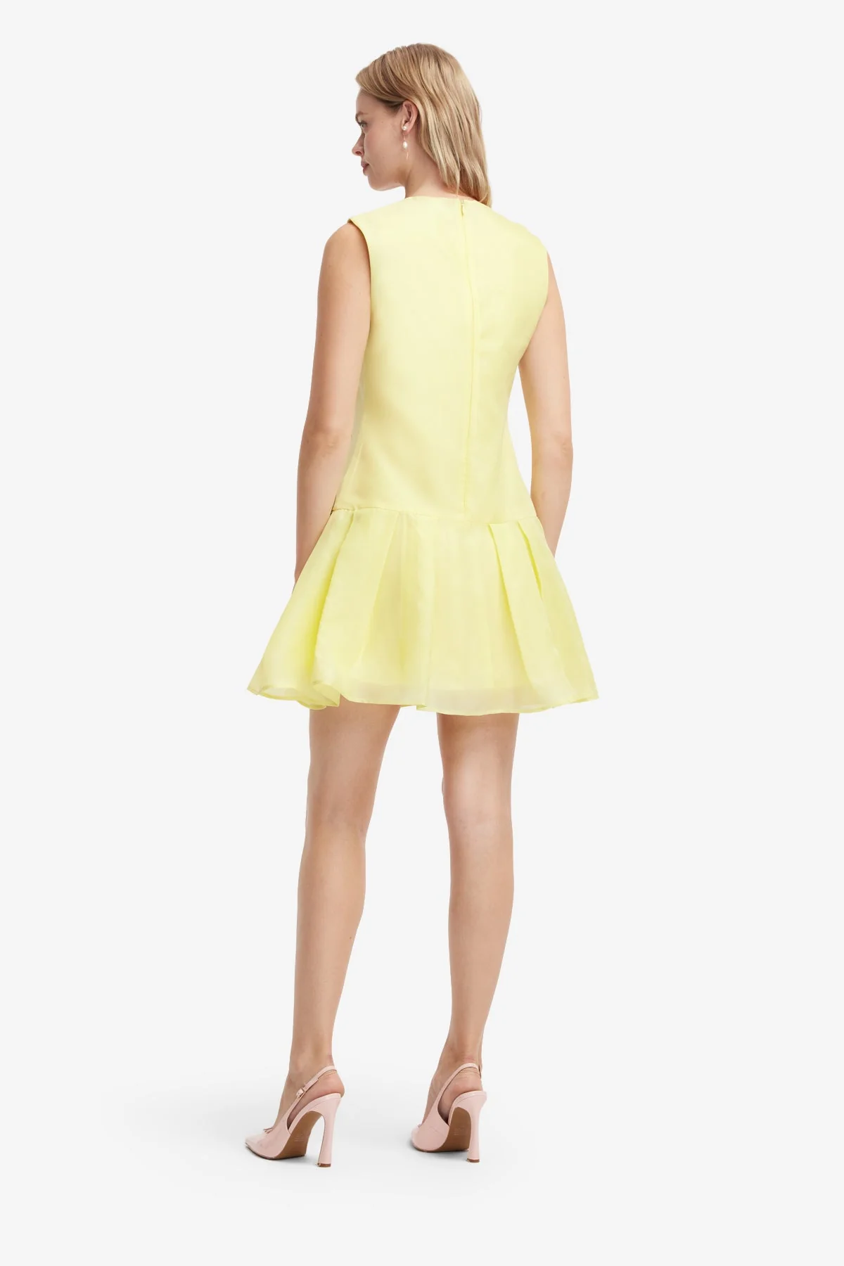 Petra Appliqué Mini Dress - Agapanthus Print