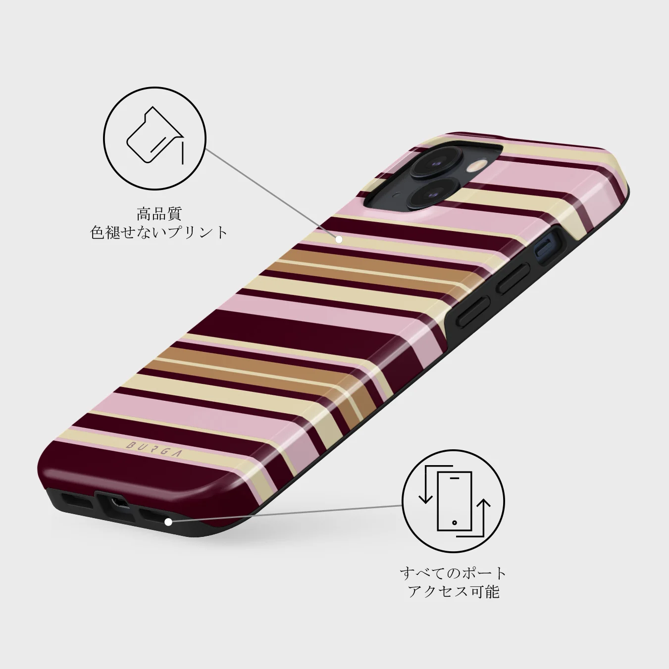 Berry Layers - iPhone 13 Mini ケース
