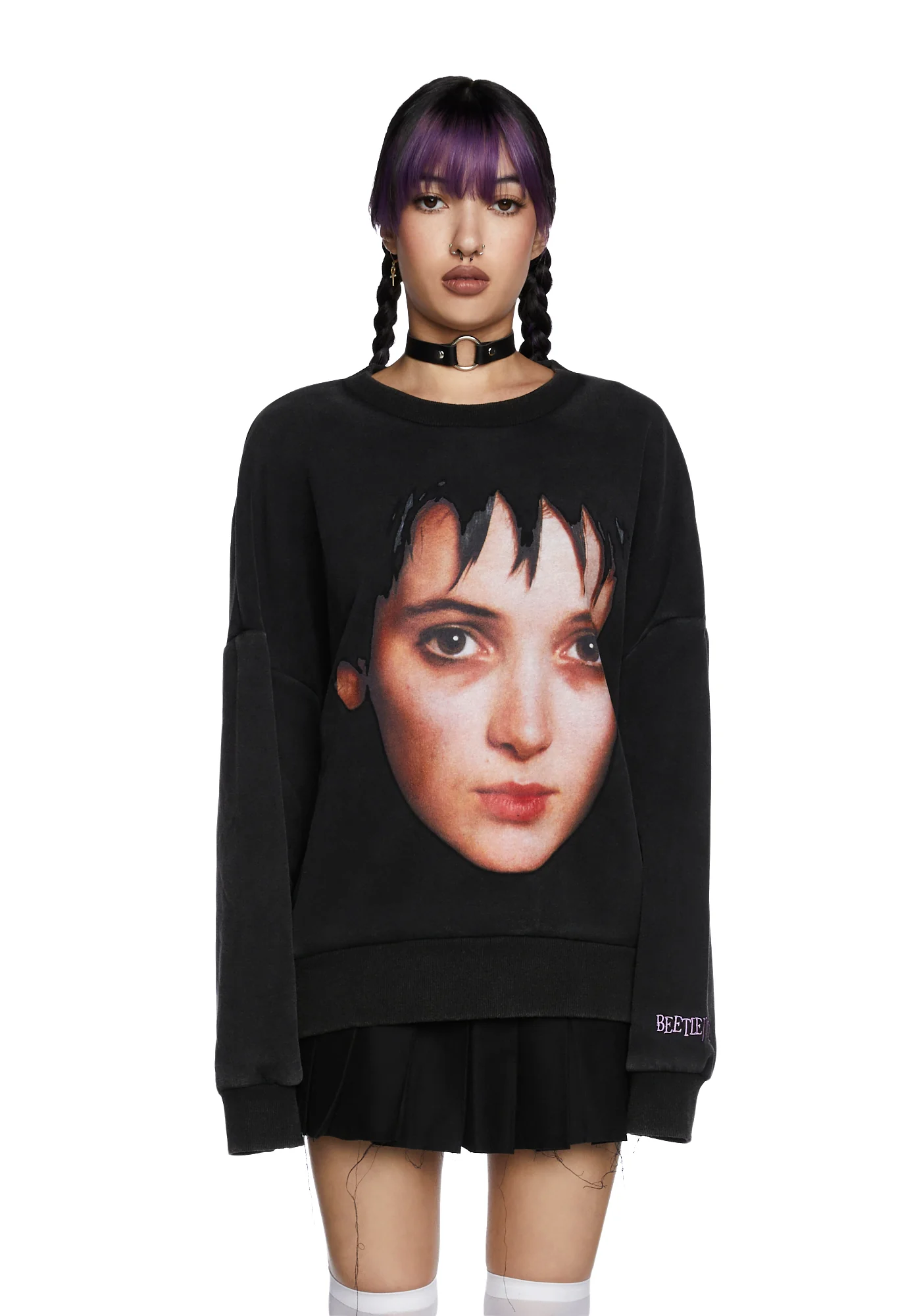 Distressed Soul Oversized Sweatshirt