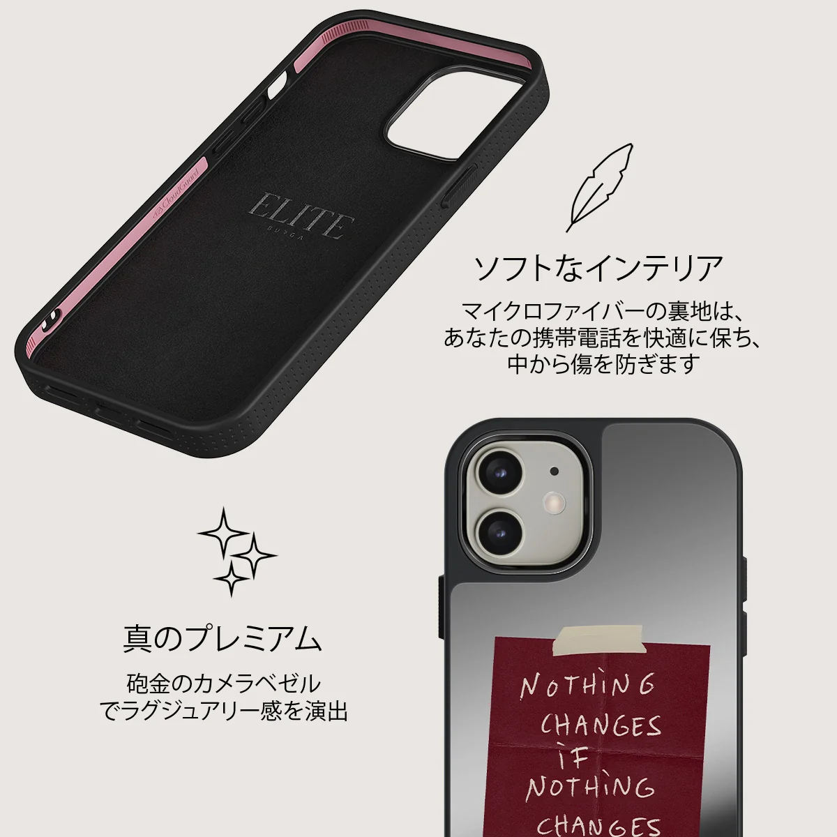 Nothing Changes - iPhone 12 ケース