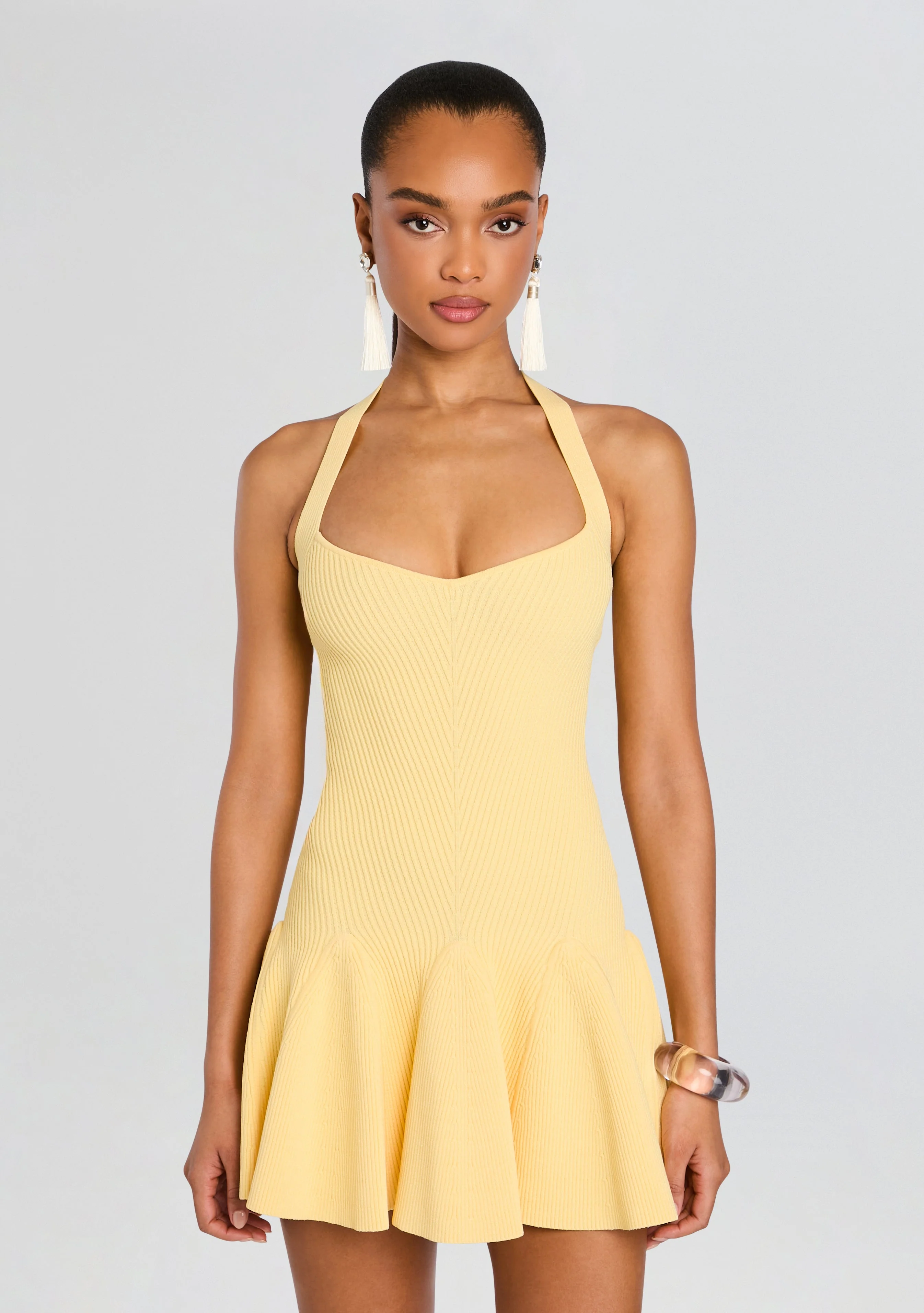 Laurenza Rib Knit Dress
