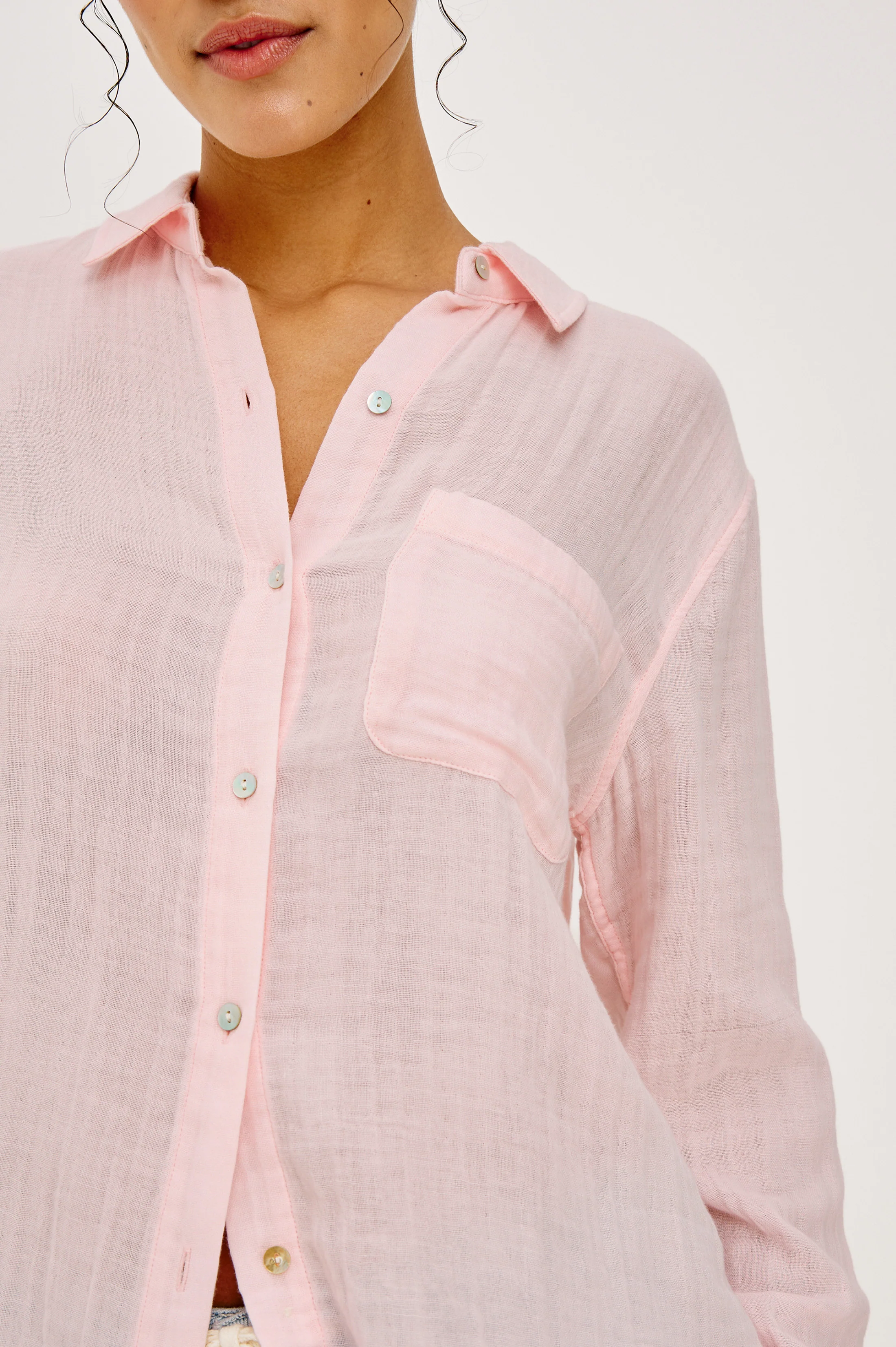 Ellis Shirt - Petal