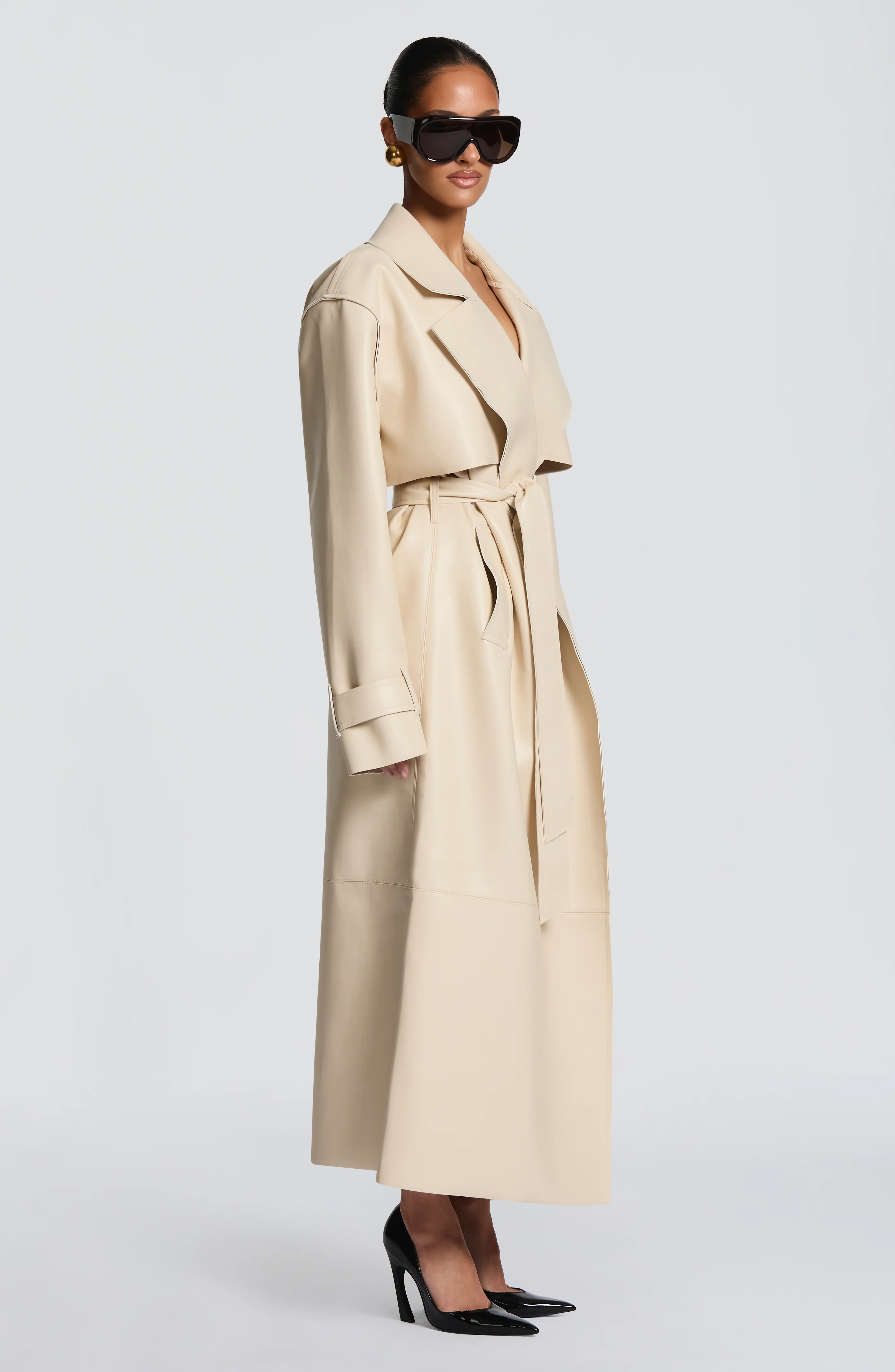 Bridget Trench Coat - Cream
