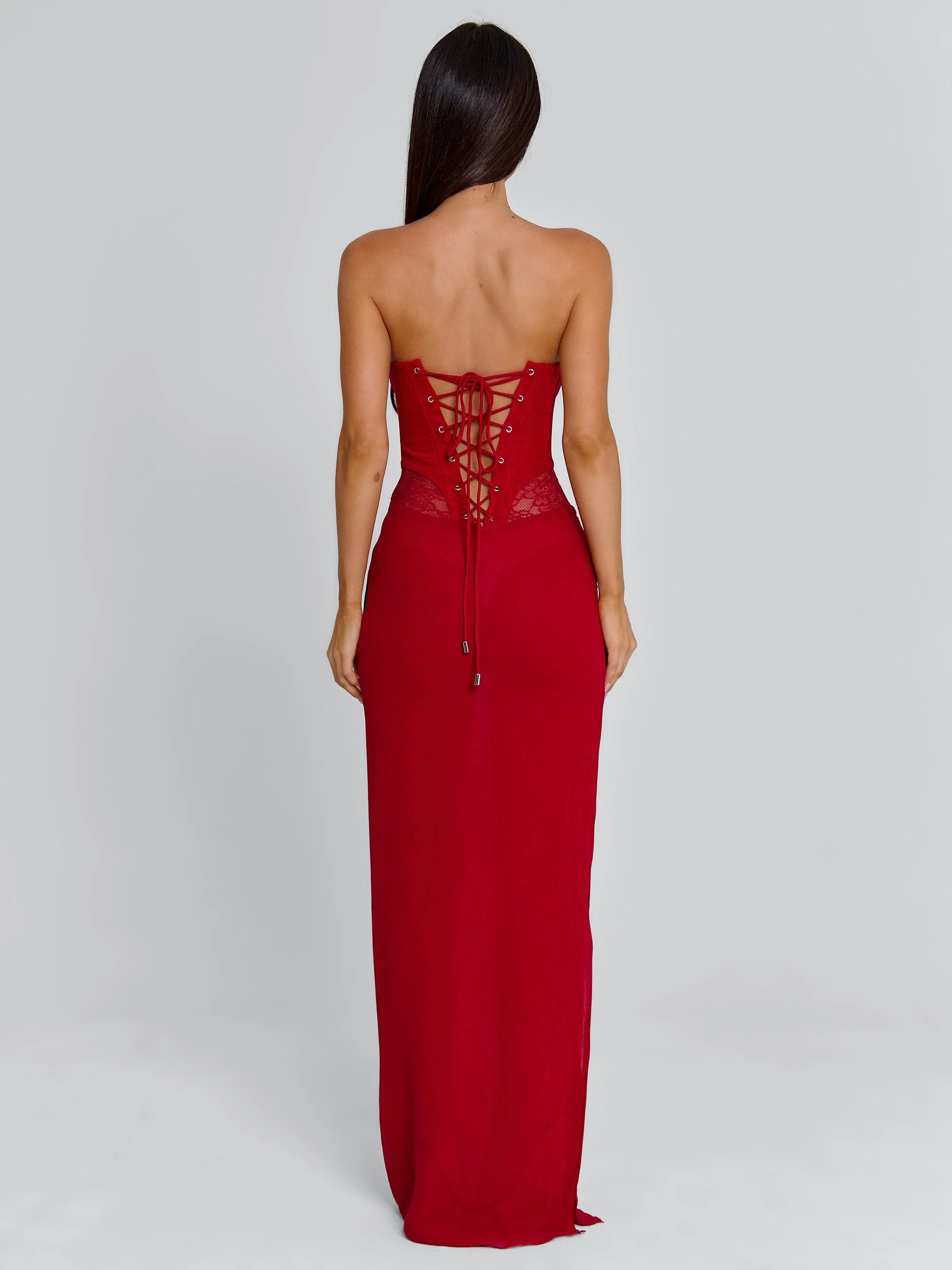 Alexiam Maxi Dress Red