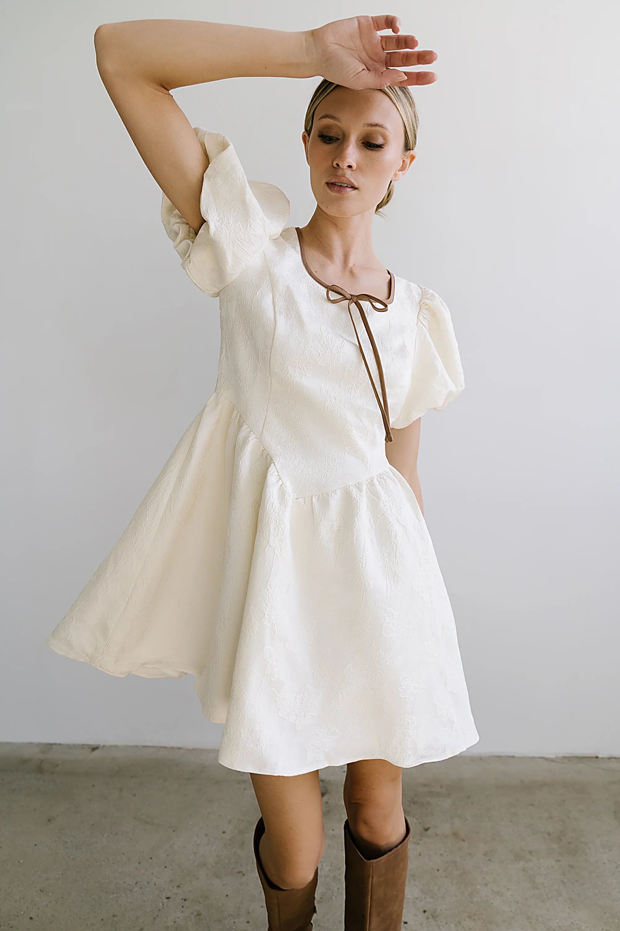 Mazie Textured Mini Dress