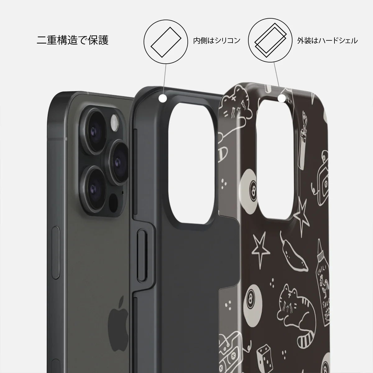 Essentials - iPhone 15 Pro ケース