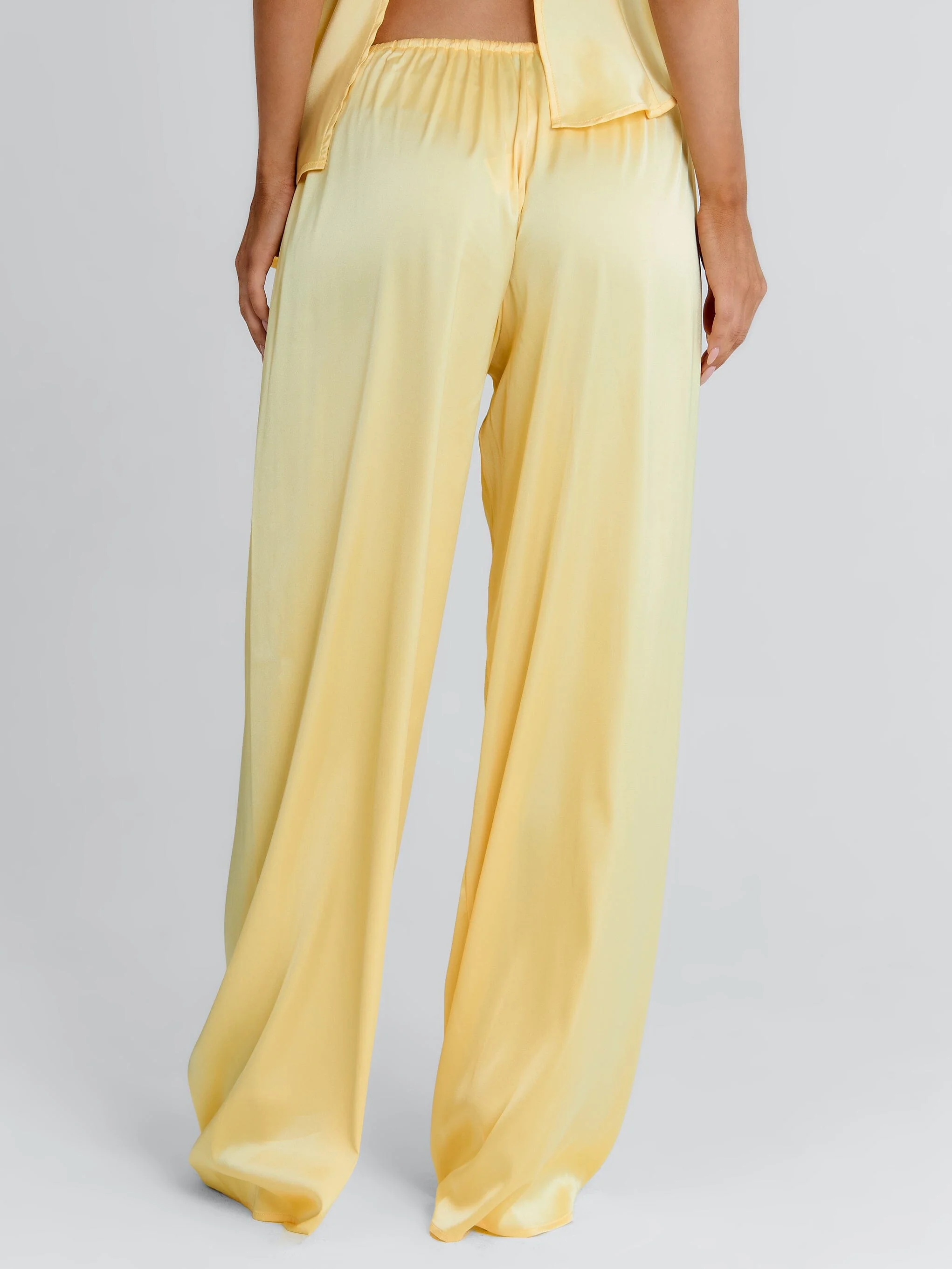 Clovelly-Satin-Pants-Yellow