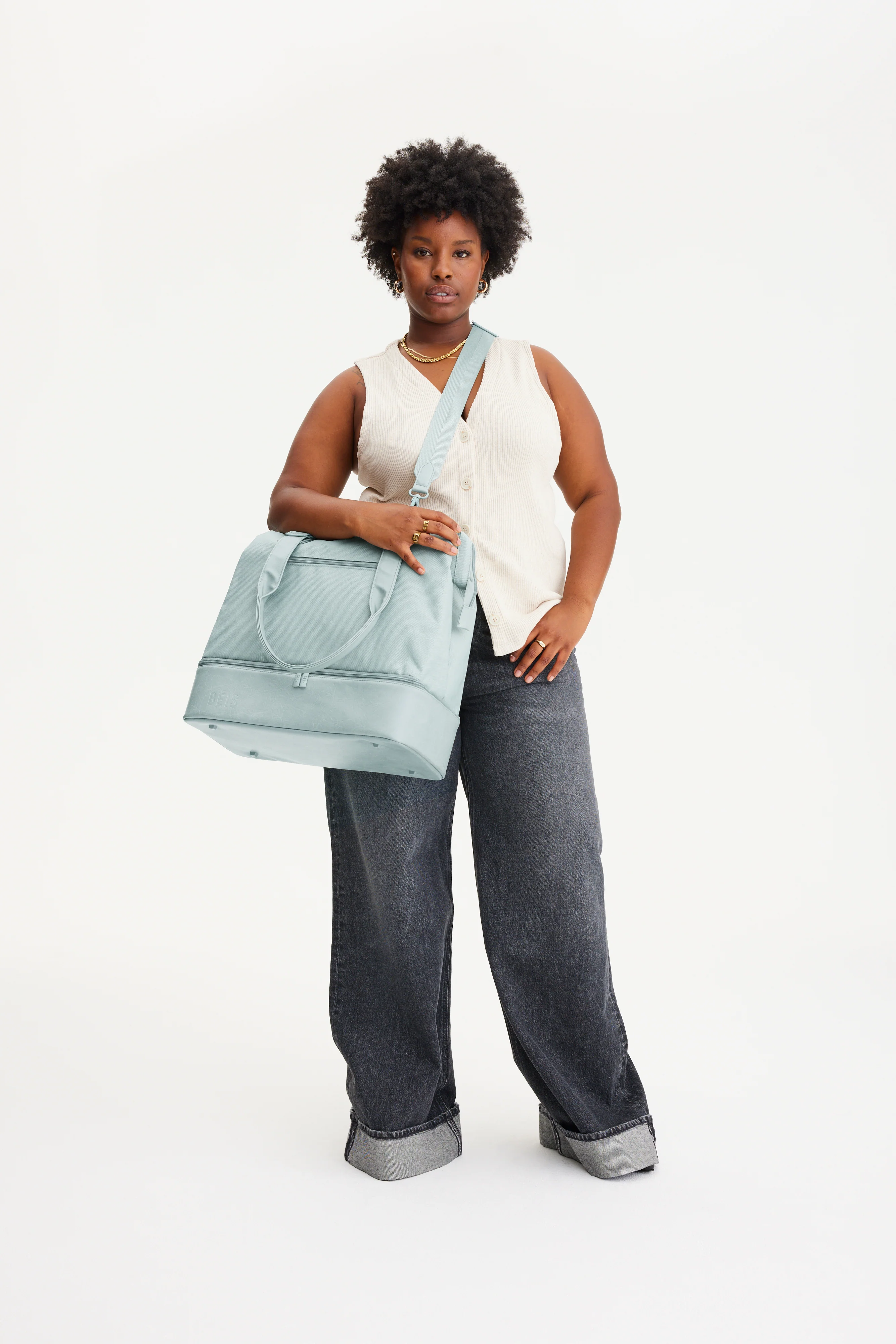 BEIS 'The Mini Weekender in Slate