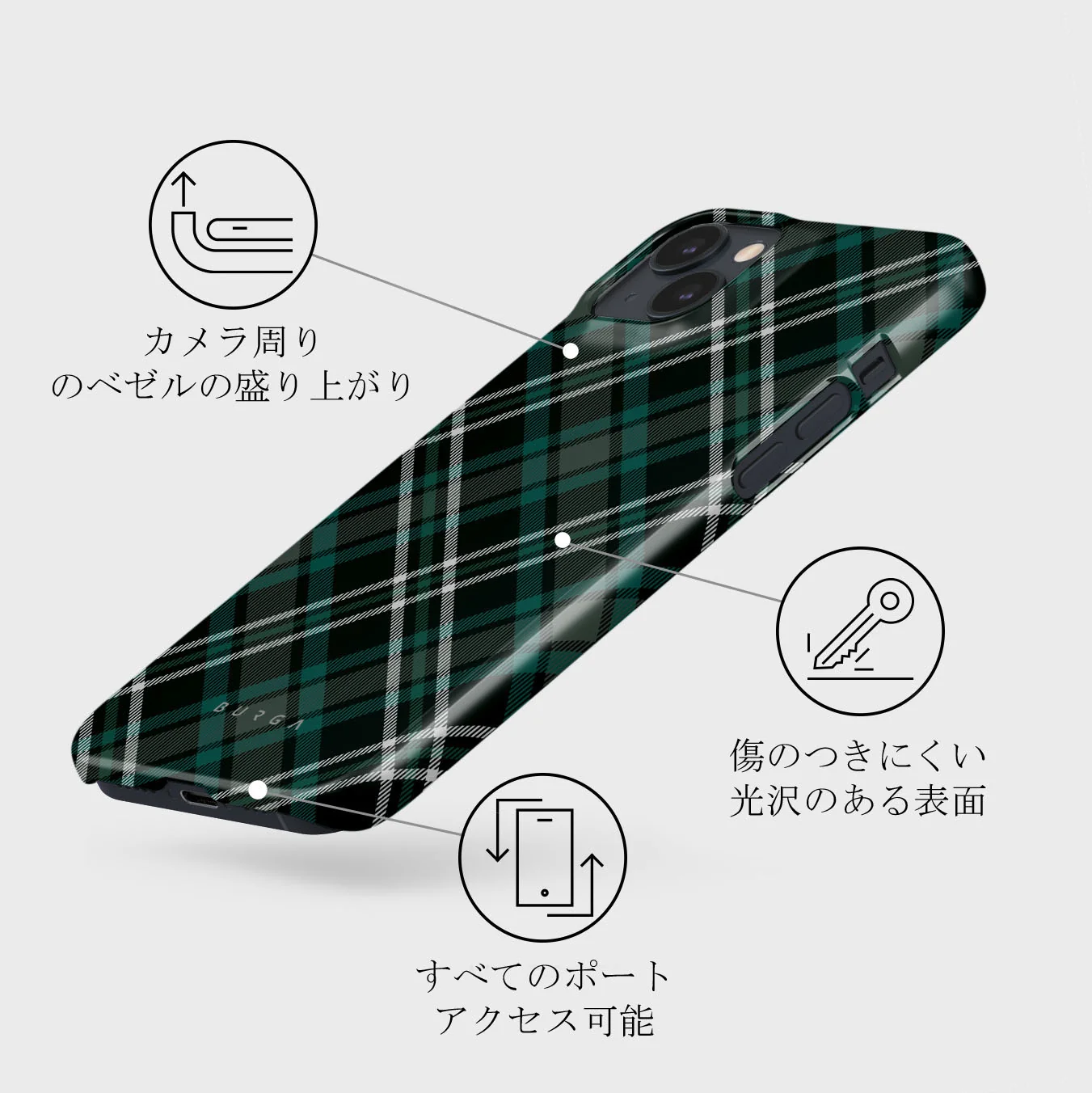 Mint Cookie - iPhone 13 Mini ケース