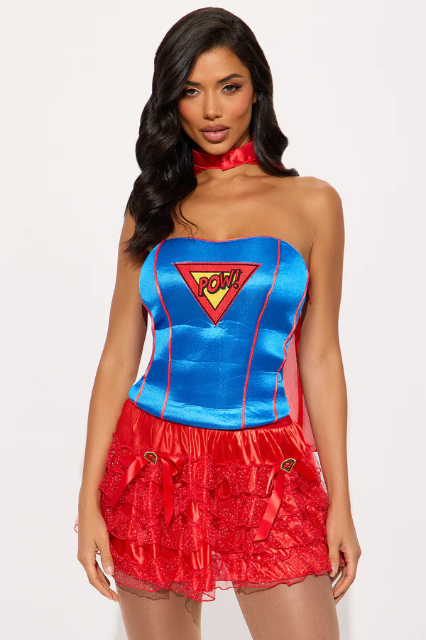 The Red & Blue Hero Halloween Costume