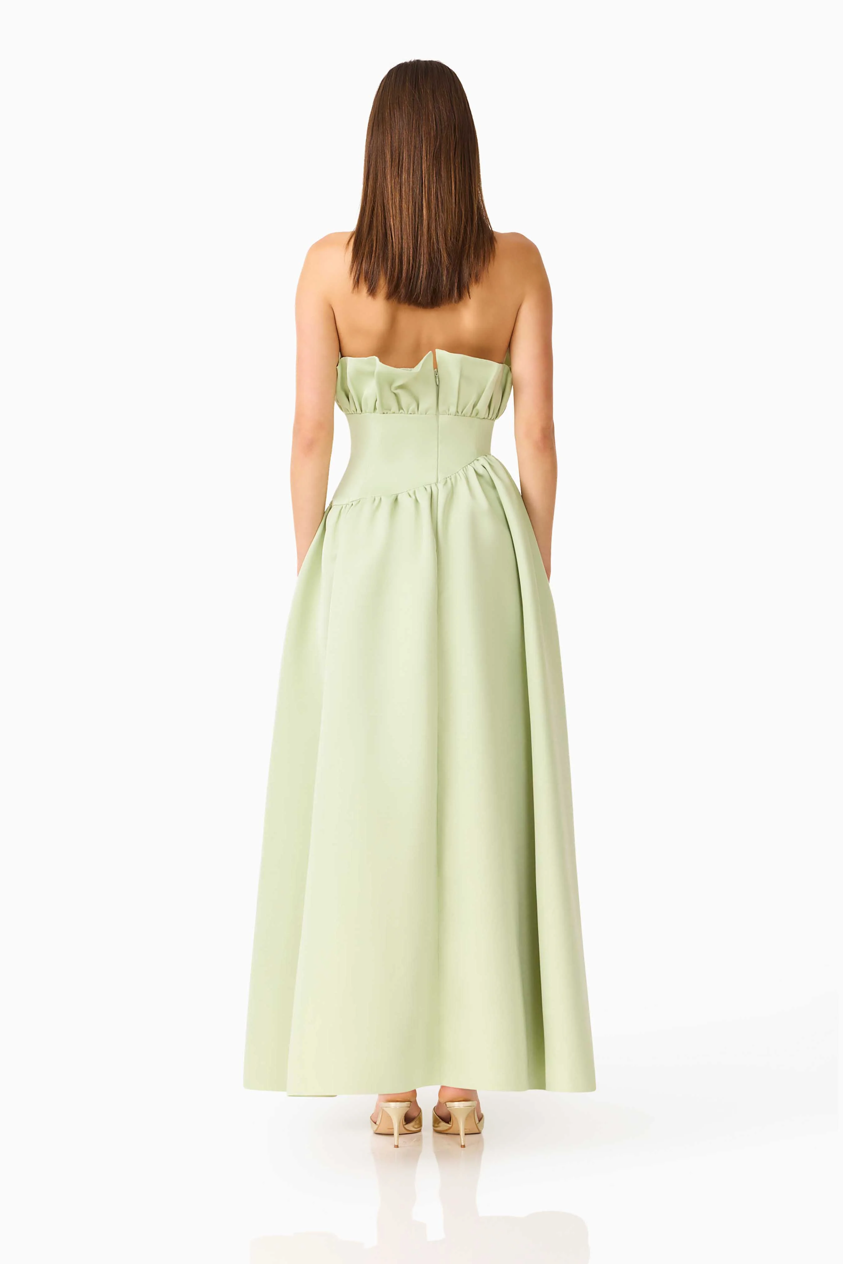 Laurel Sleeveless Maxi Dress in Sage Green
