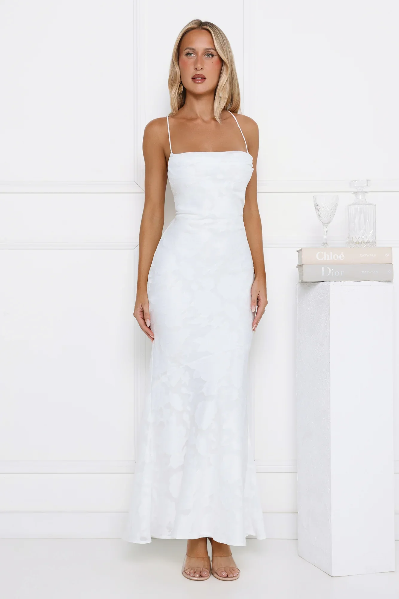 Bridge To Wonderland Maxi Dress White - luluinthesky
