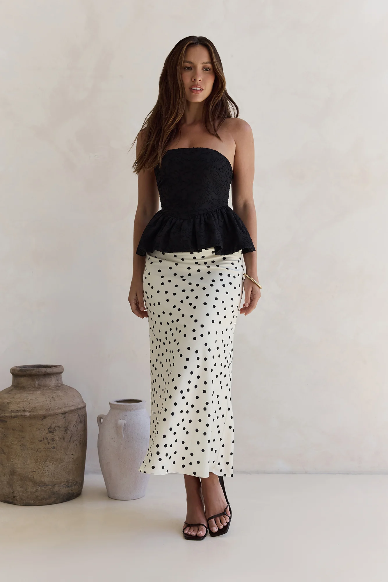 Wardrobe Winner Strapless Top Black
