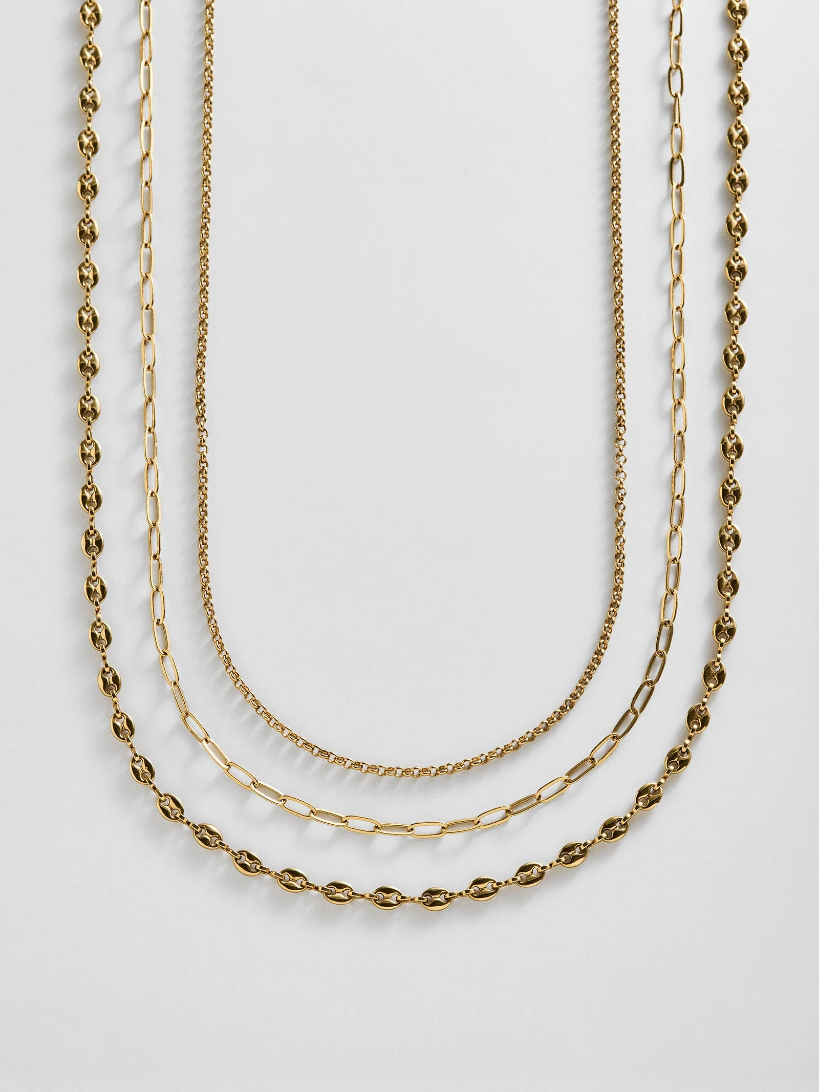 Taylor Waterproof Necklace Set - Gold