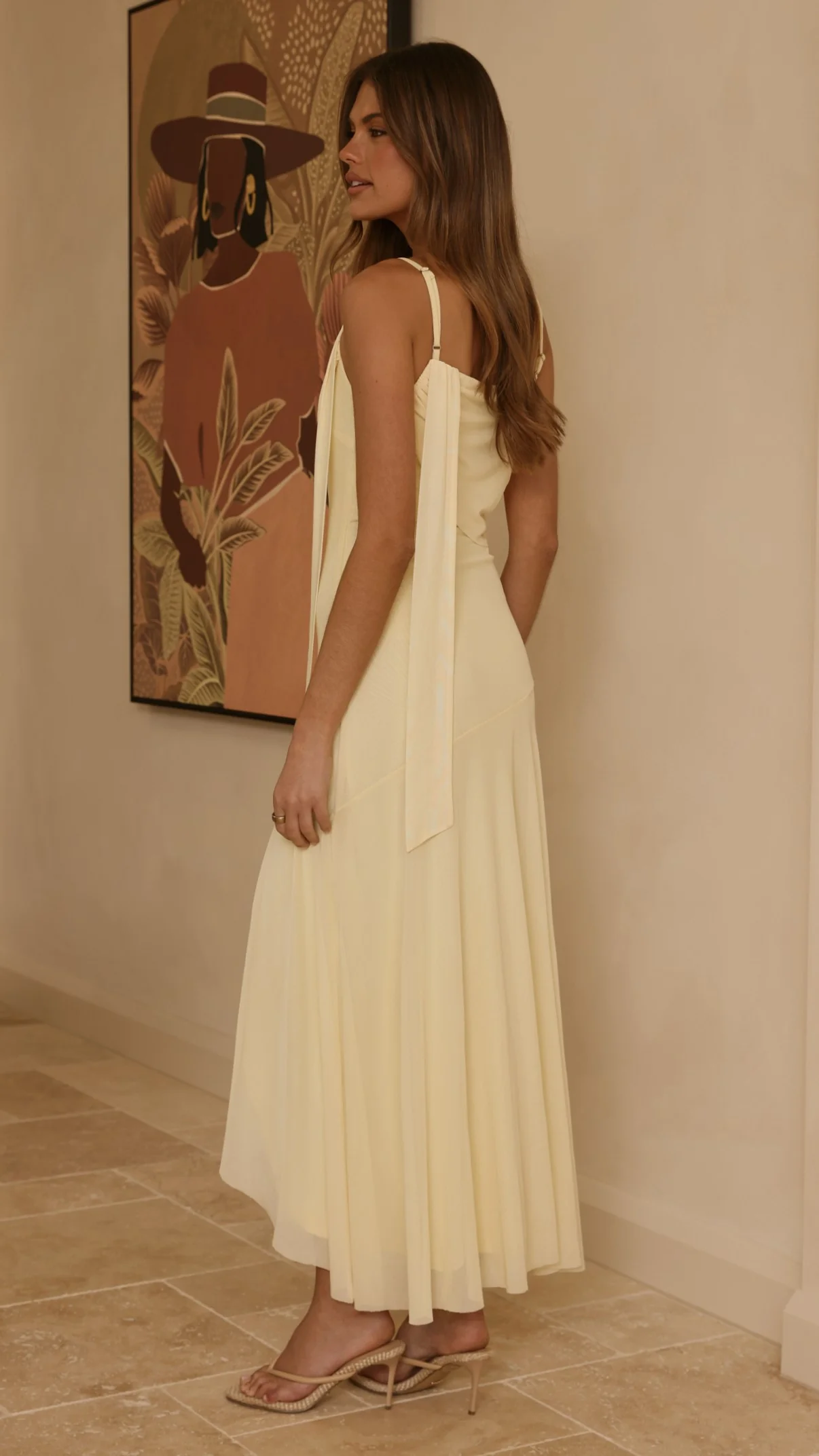 Lucy Maxi Dress - Yellow