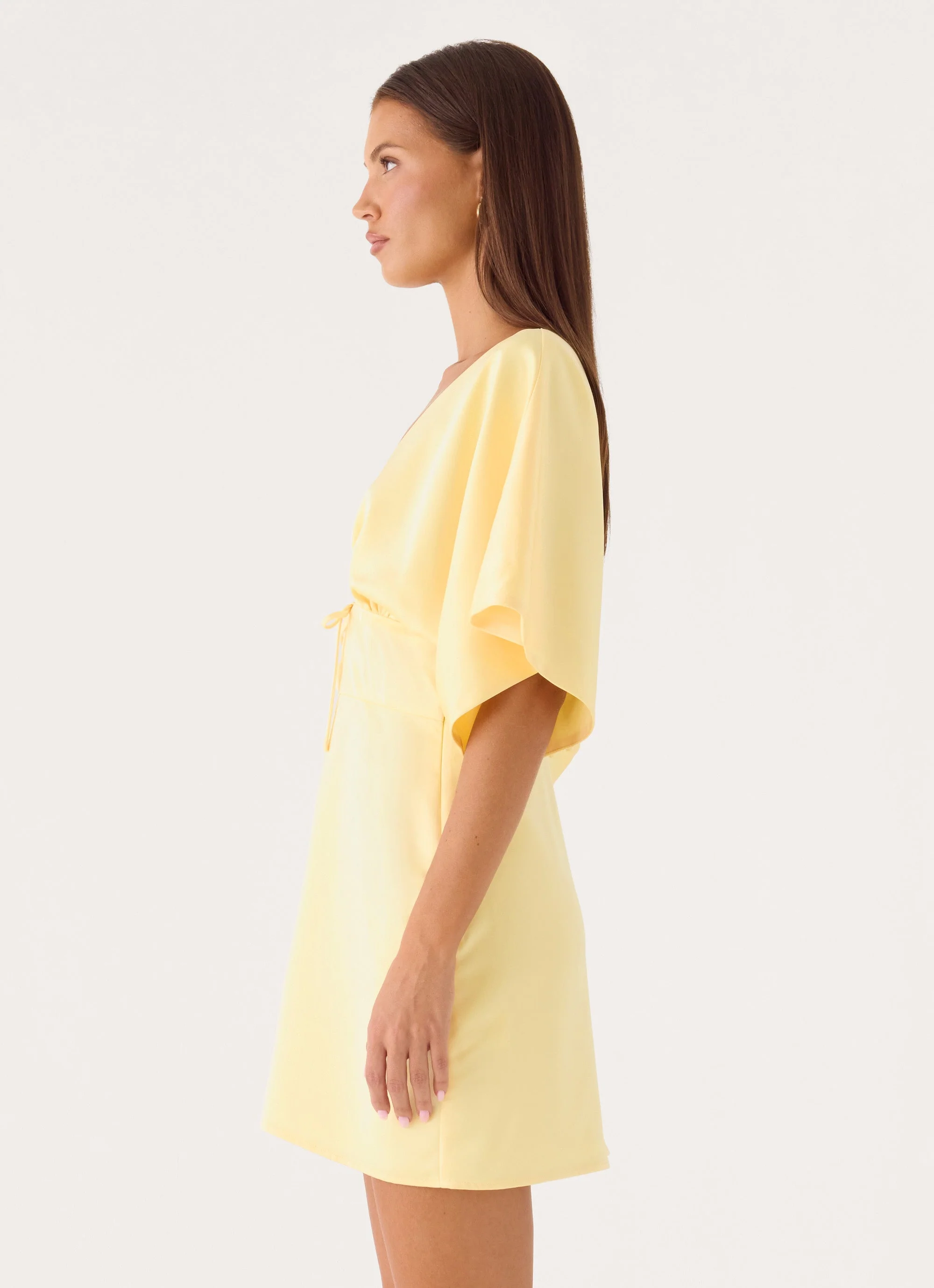 Love On You Mini Dress - Baby Yellow - luluinthesky