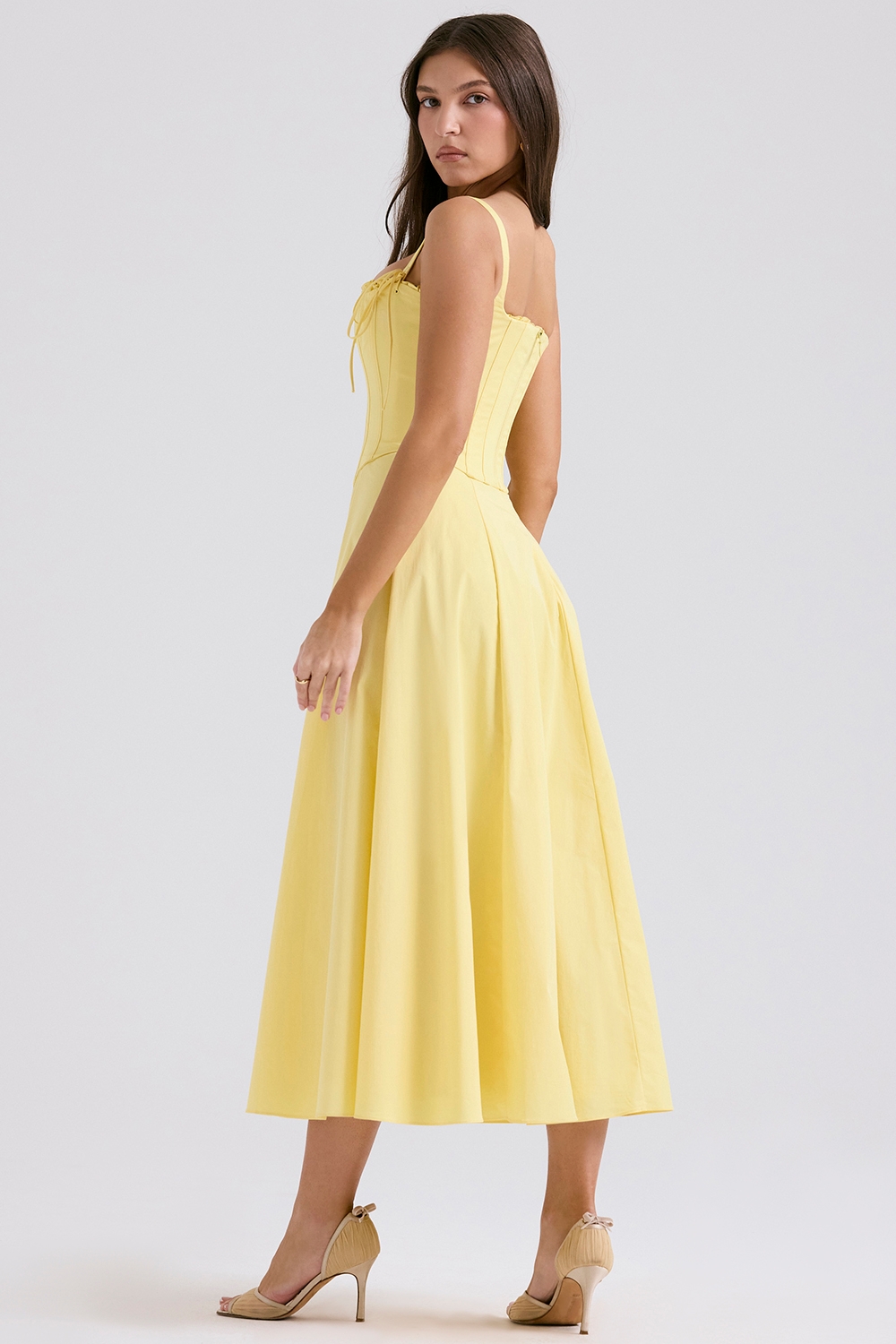 Sunshine Cotton Midi Sundress