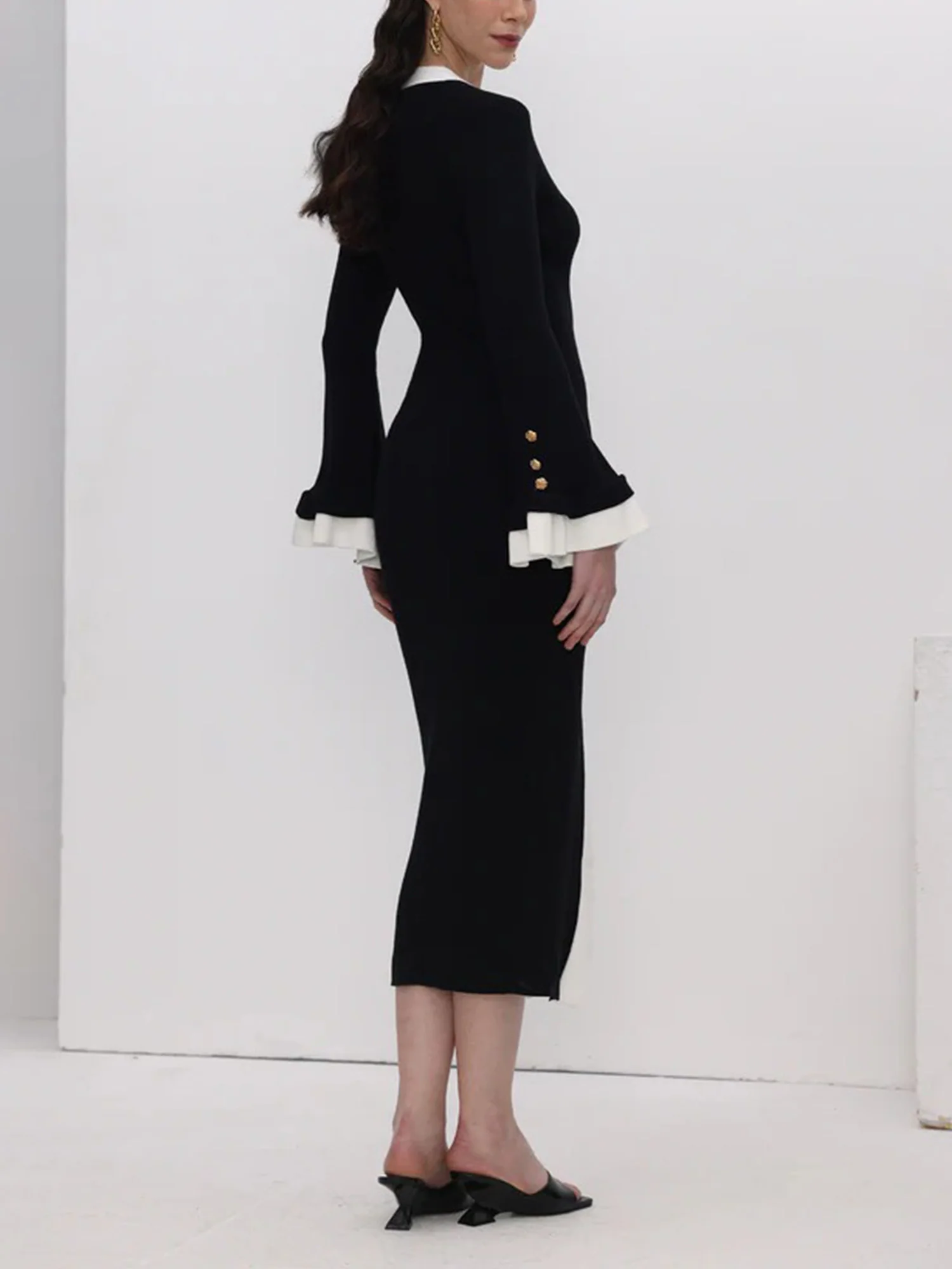 Sleek Muse Maxi Dress