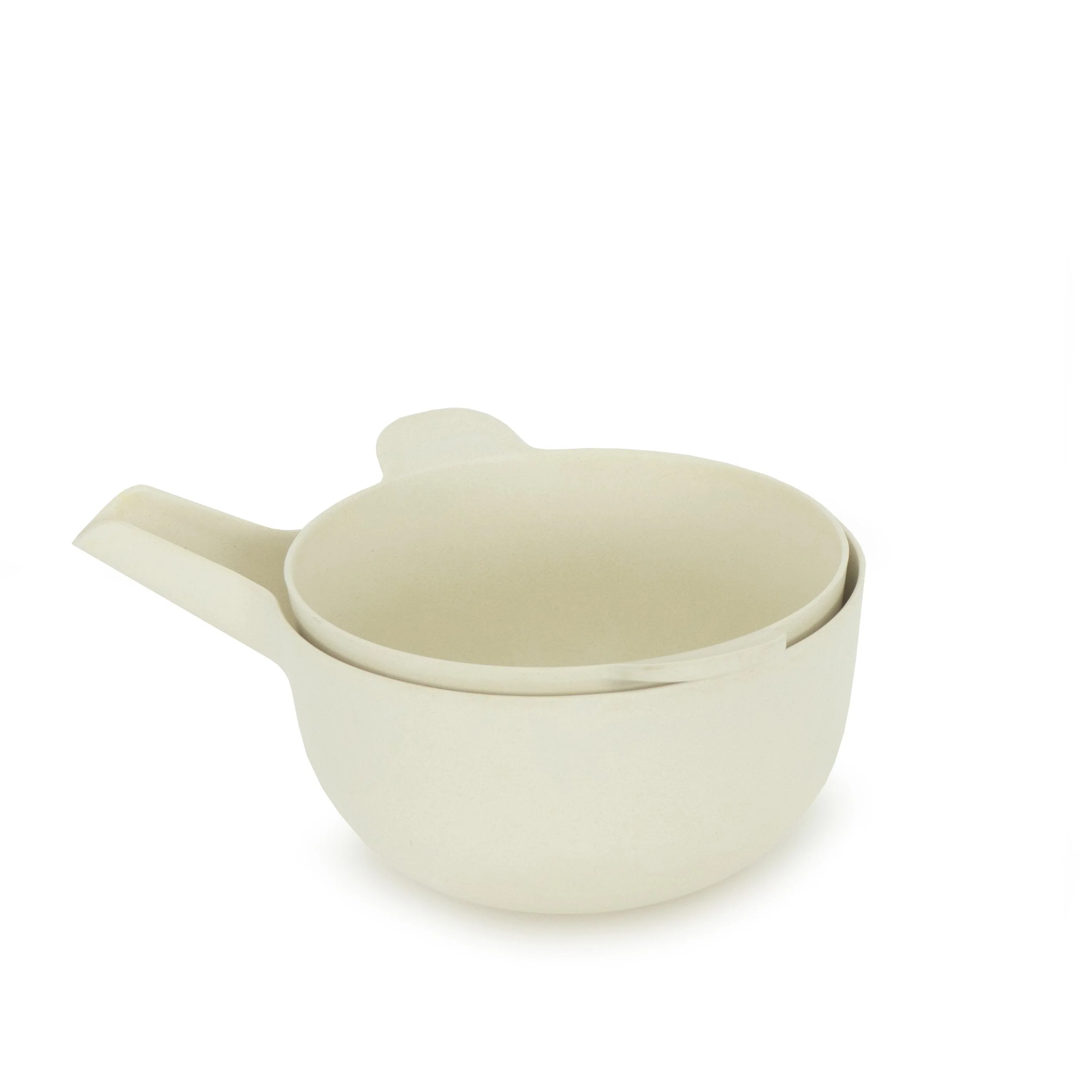 Vogeelle Small Mixing Bowl and Colander Set - Off White