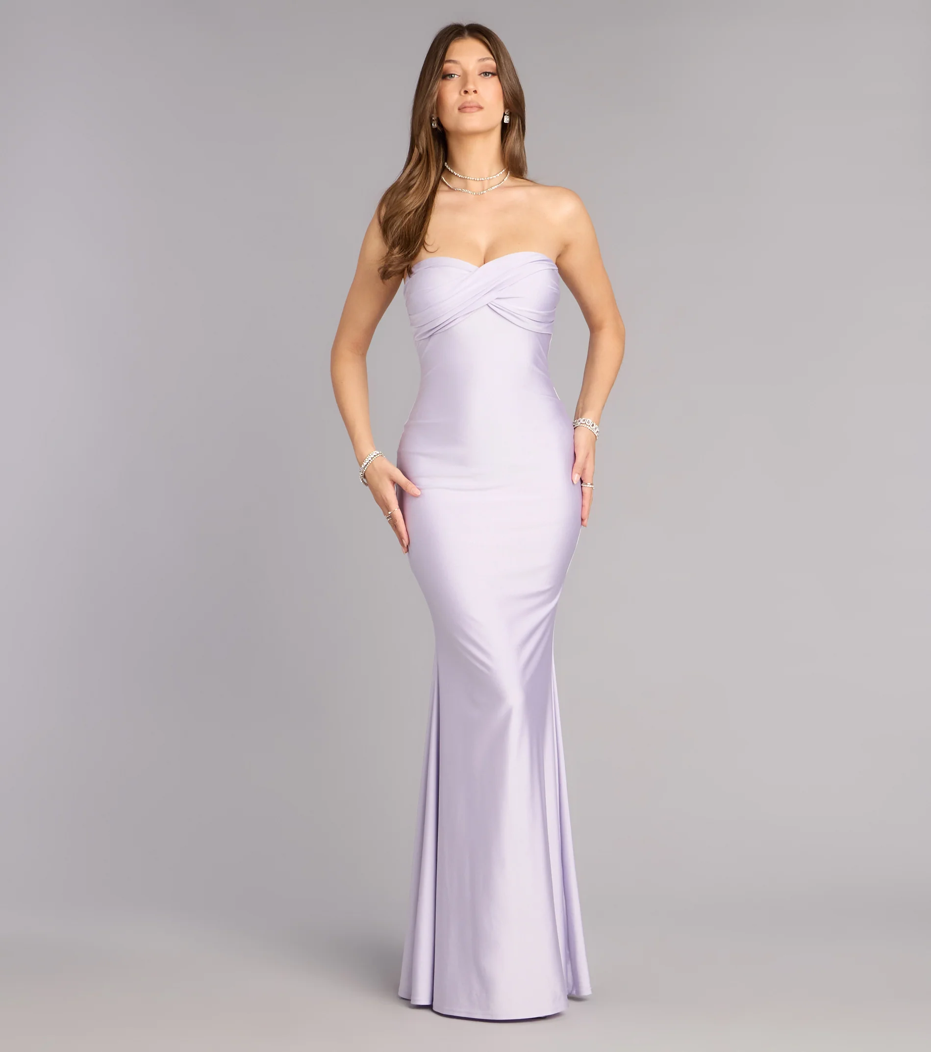 Adley Strapless Mermaid Dress - luluinthesky