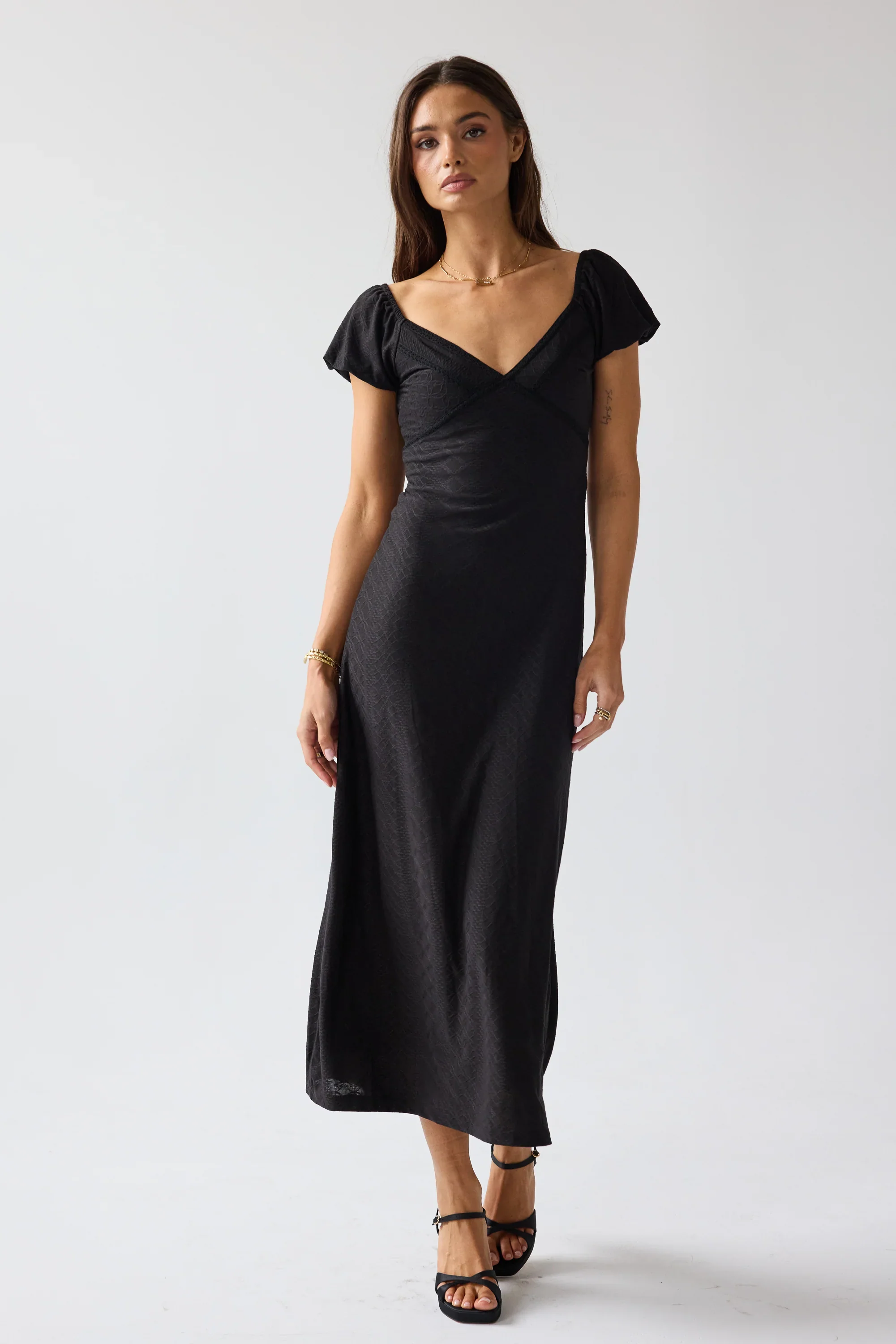Cammie Maxi Dress in Black