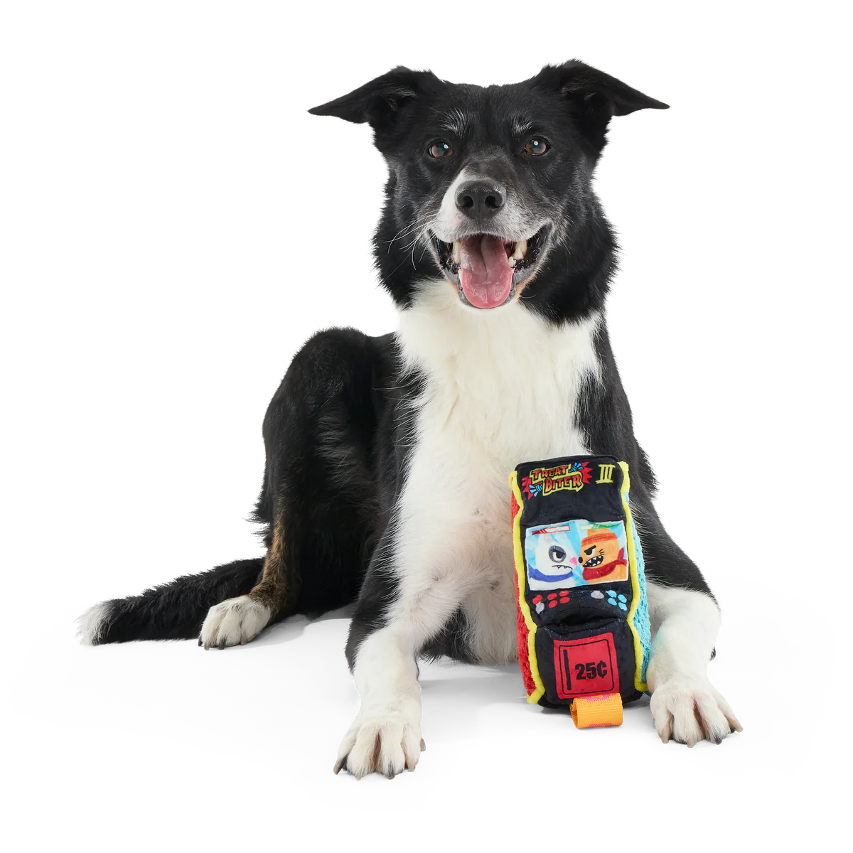 Treat Biter III Plush Enrichment + Tug Dog Toy
