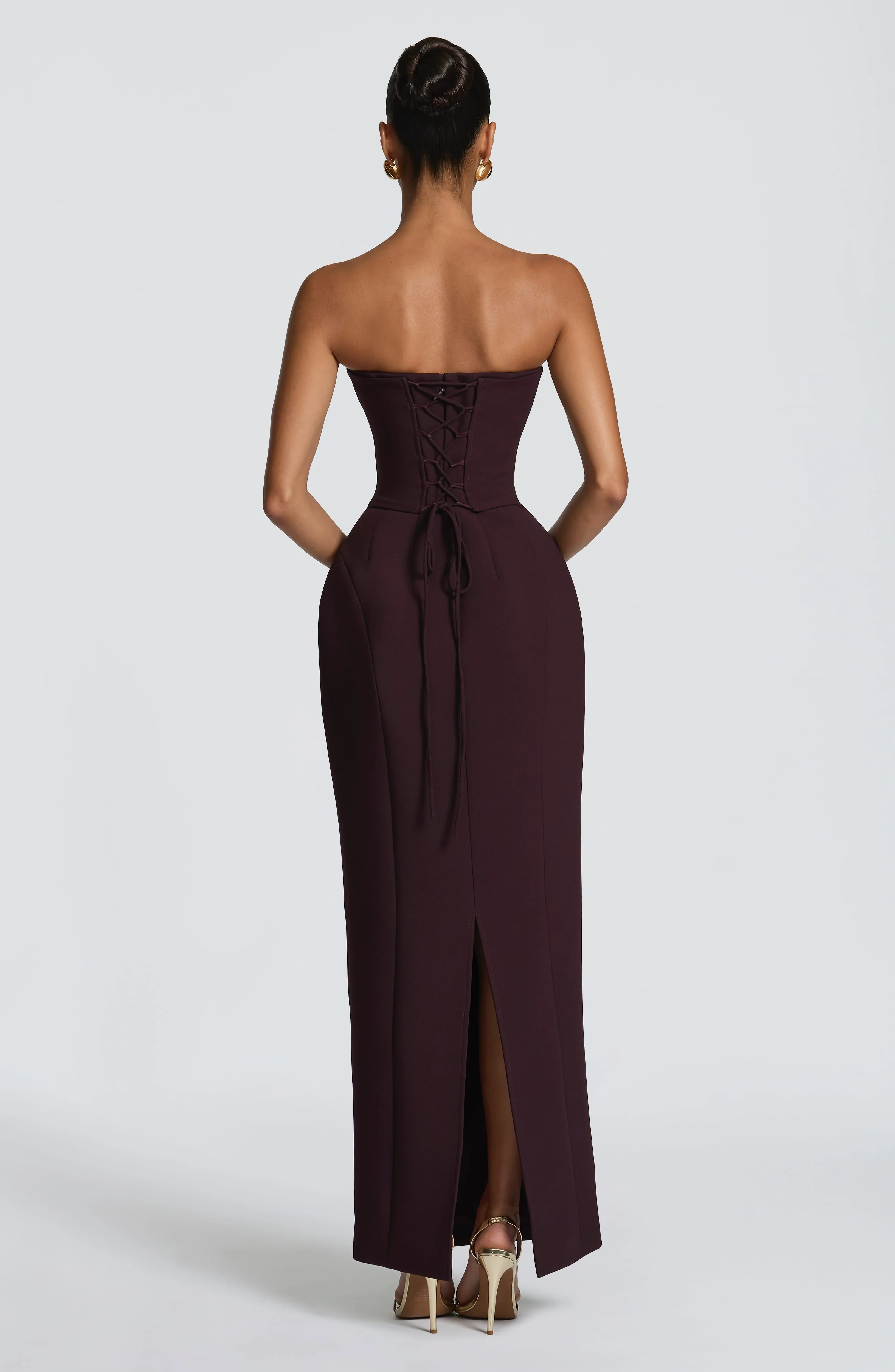 Manon Maxi Dress - Plum