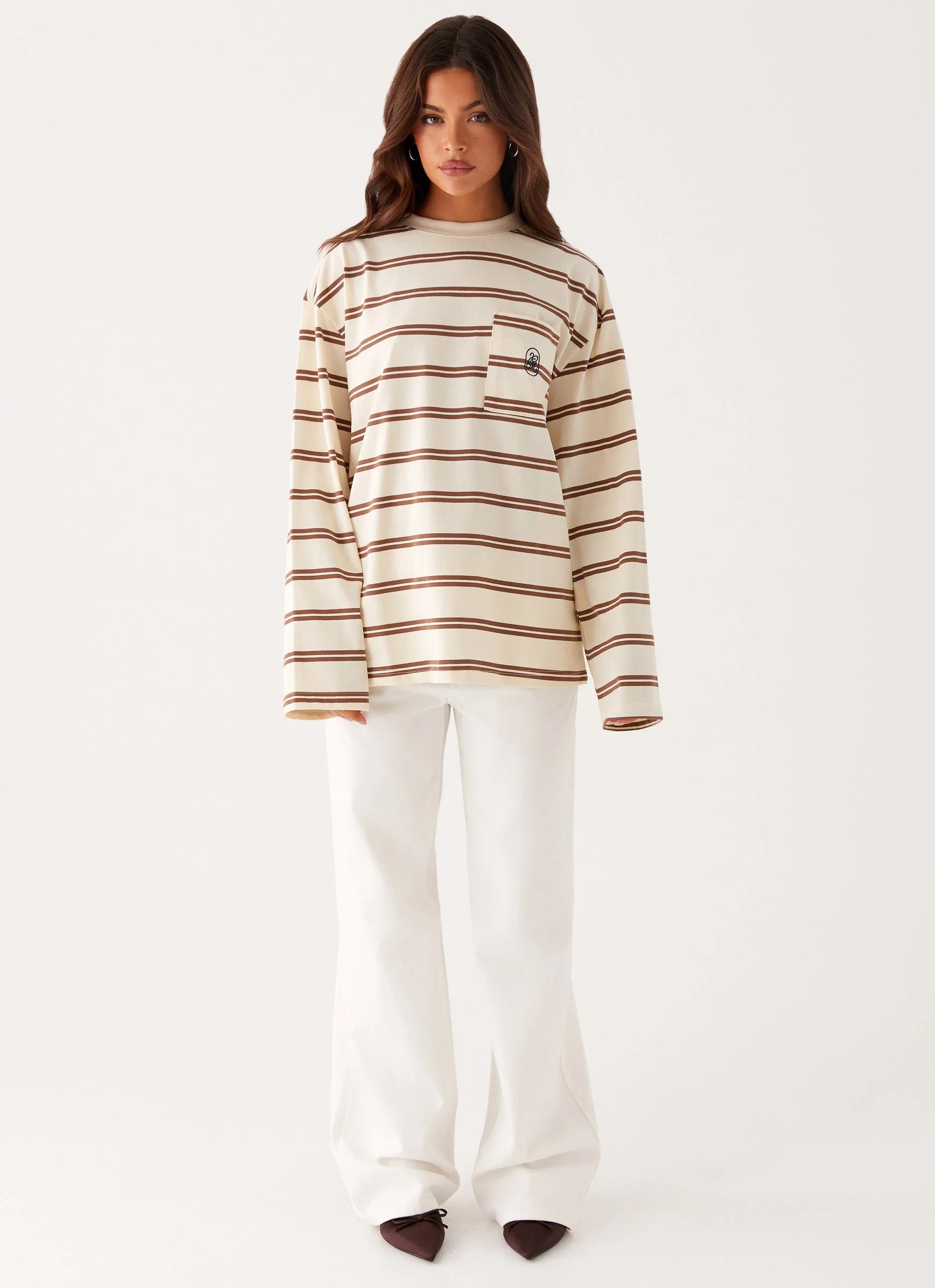 Sopha Long Sleeve Top - Stripe