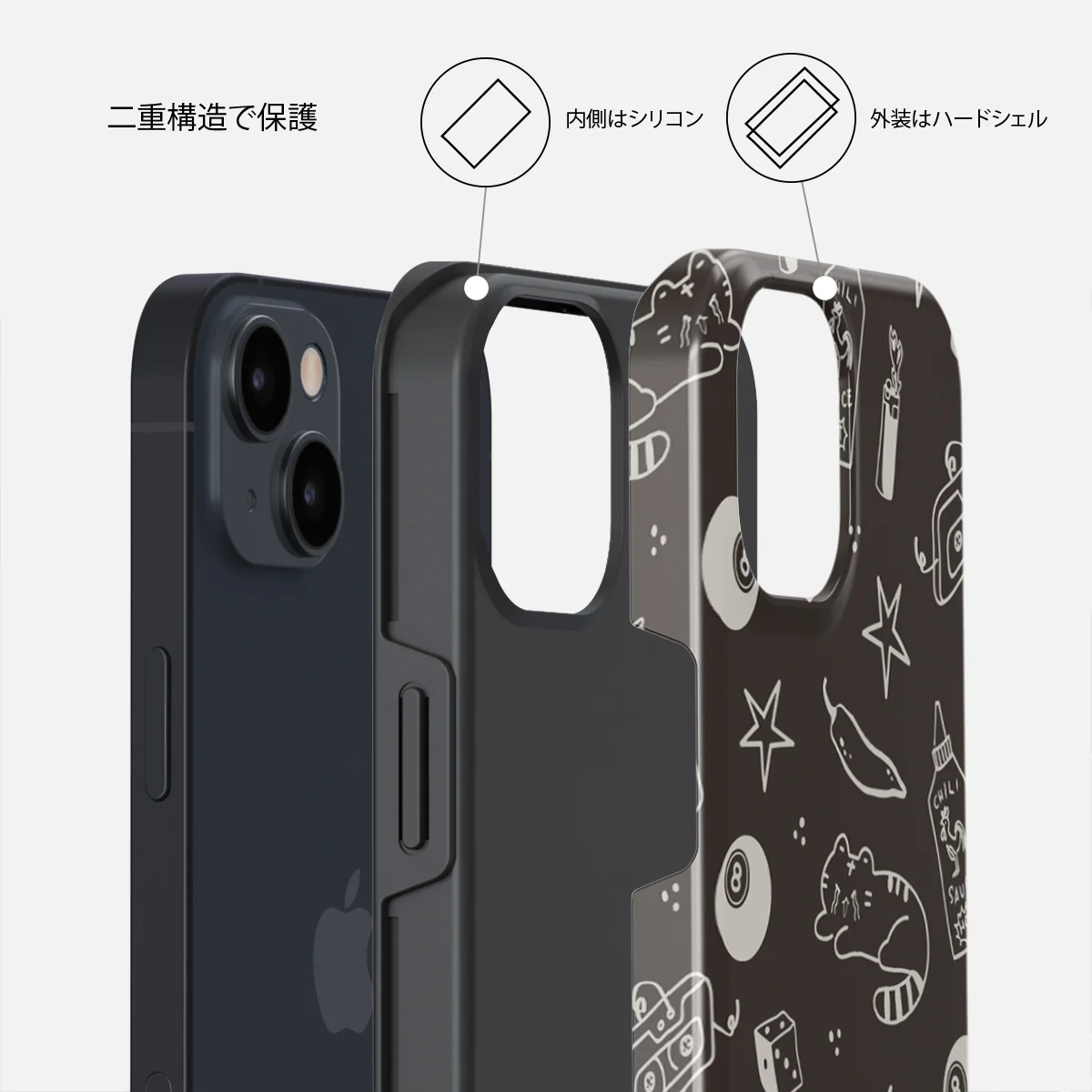 Essentials - iPhone 15 Plus ケース
