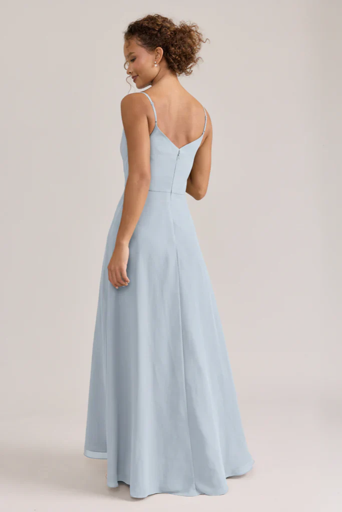 Ellapink Chiffon Dress | Ready To Ship | Sky Blue