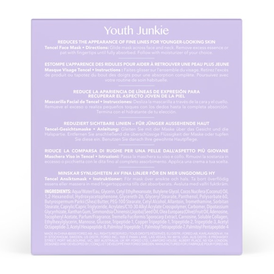 Foreo Leczenie maską Podkładki pod maski UFO Youth Junkie 2.0