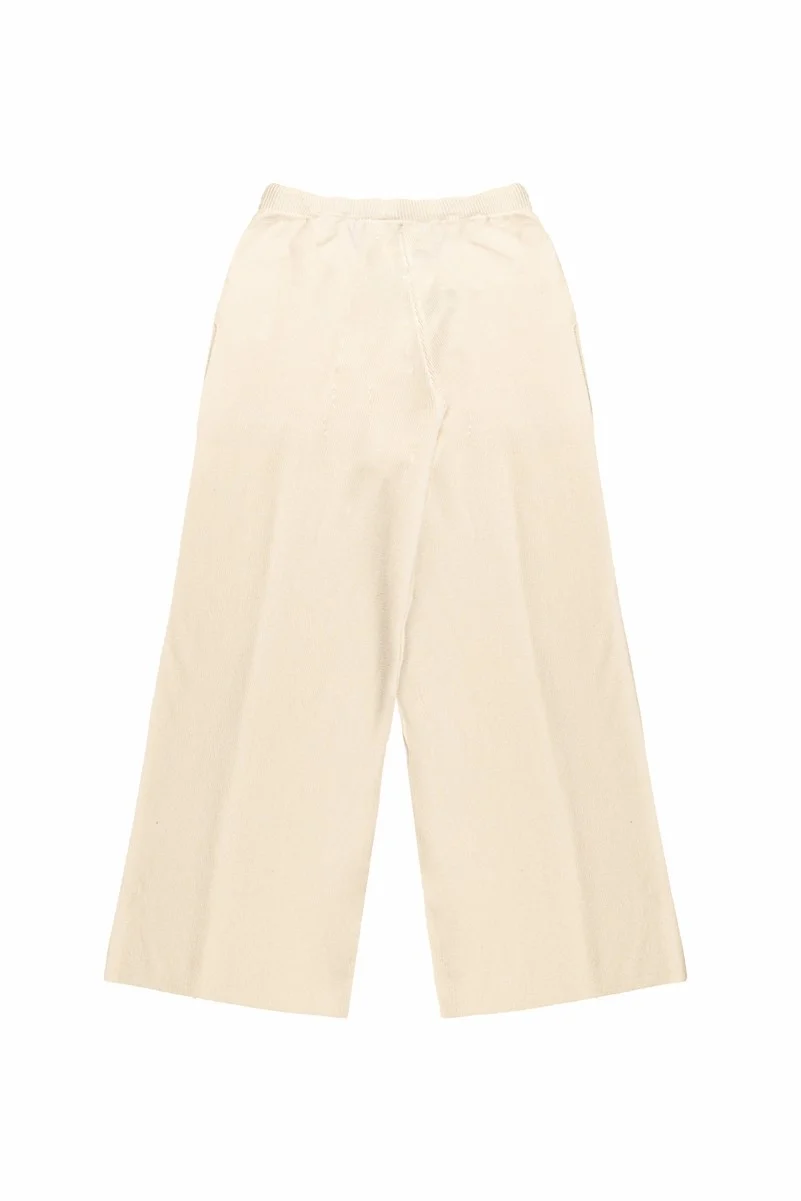 Drawstring Sweater Knit Pants