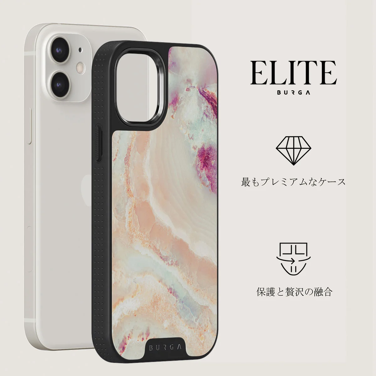 Berry Sorbet - Girly iPhone 12 ケース