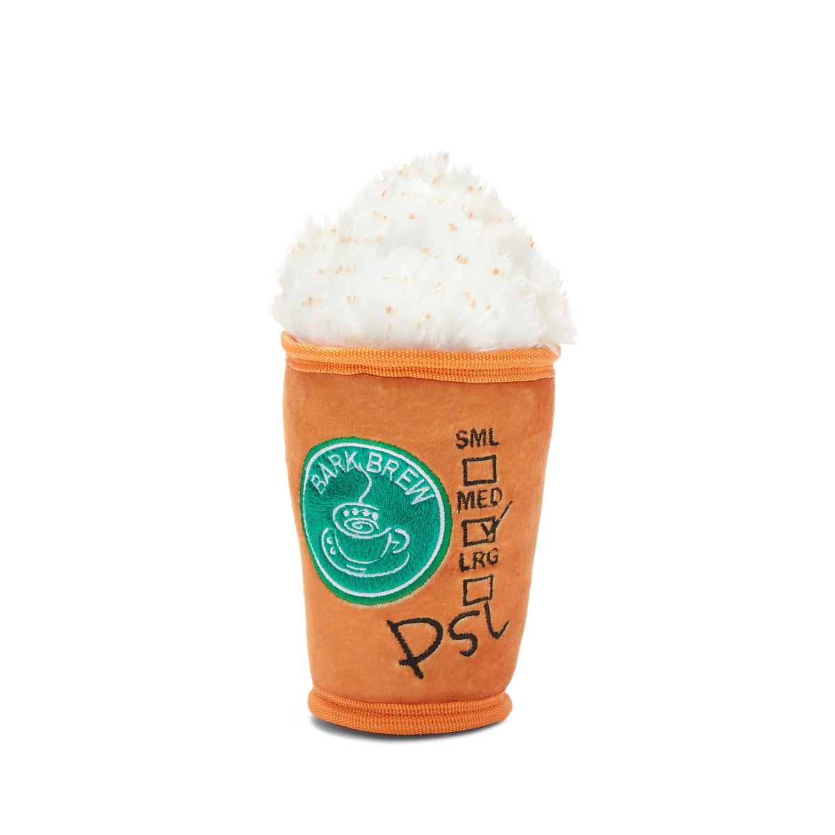 Puggin Spice Latte Plush Dog Toy