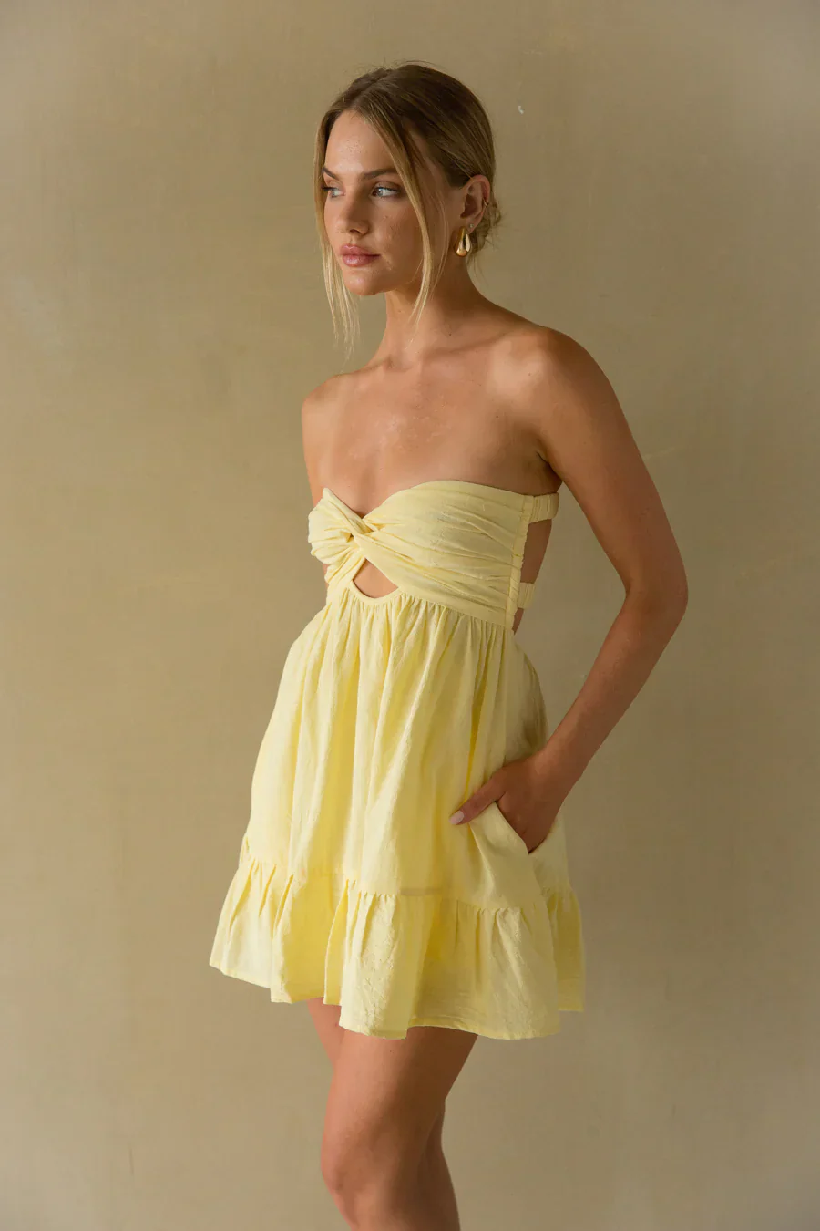 Savannah Twist Front Romper