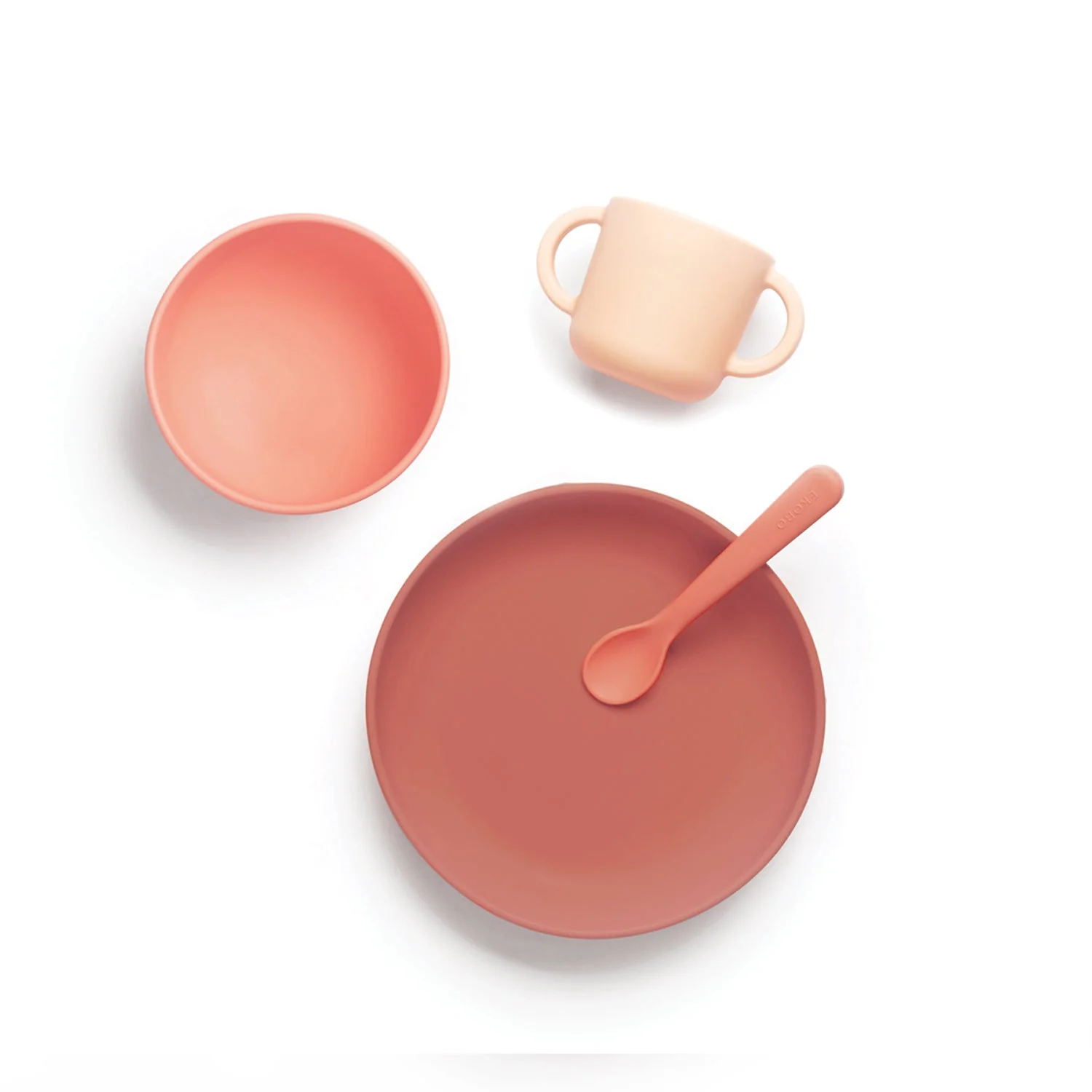 Vogeelle Silicone Baby Meal Set - Coral