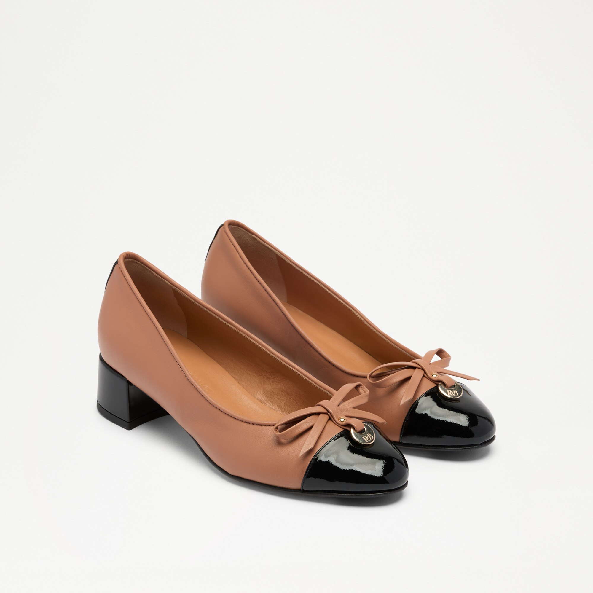 Charming Mid<br>Block Heel Ballet Pump