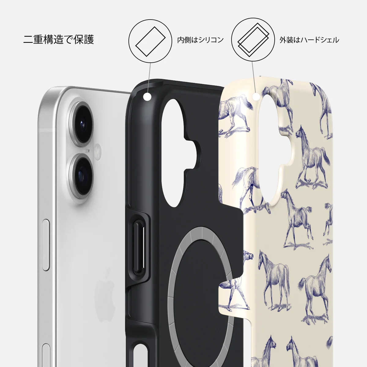 Derby Race - iPhone 17 ケース