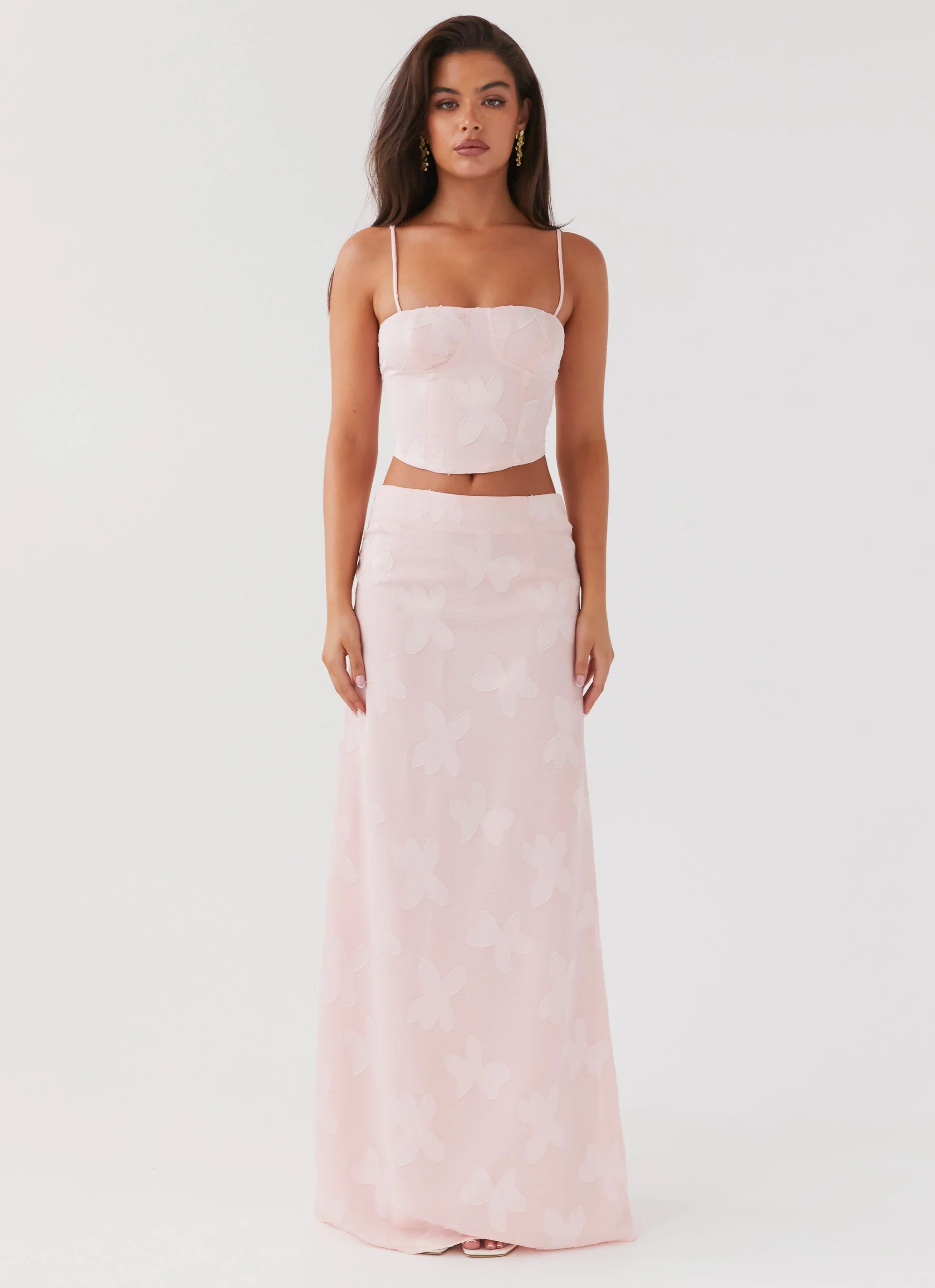 Best Love Lace Up Top - Pink Petal