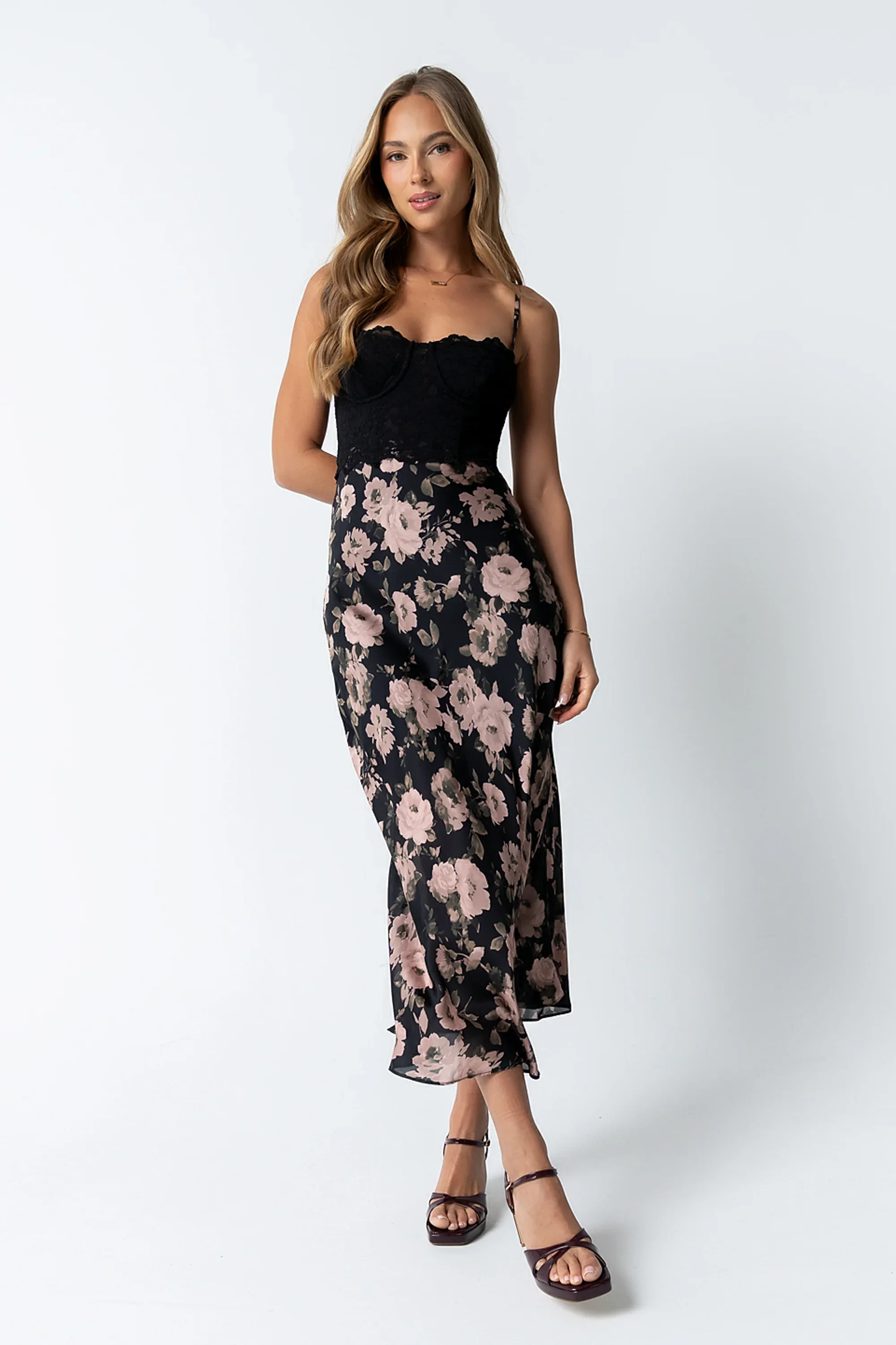 Jordyn Floral Midi Dress