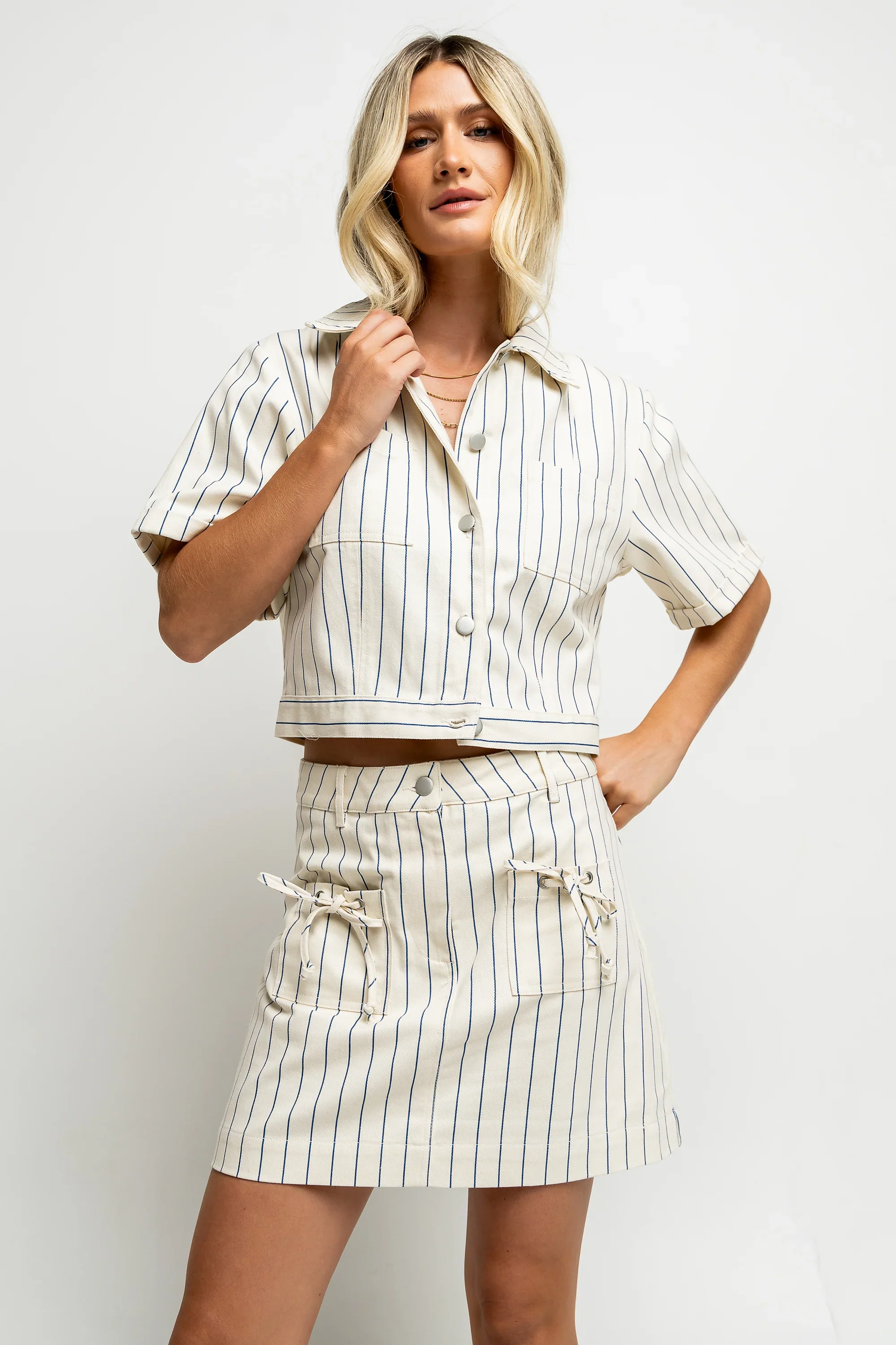 Baylor Striped Button Up
